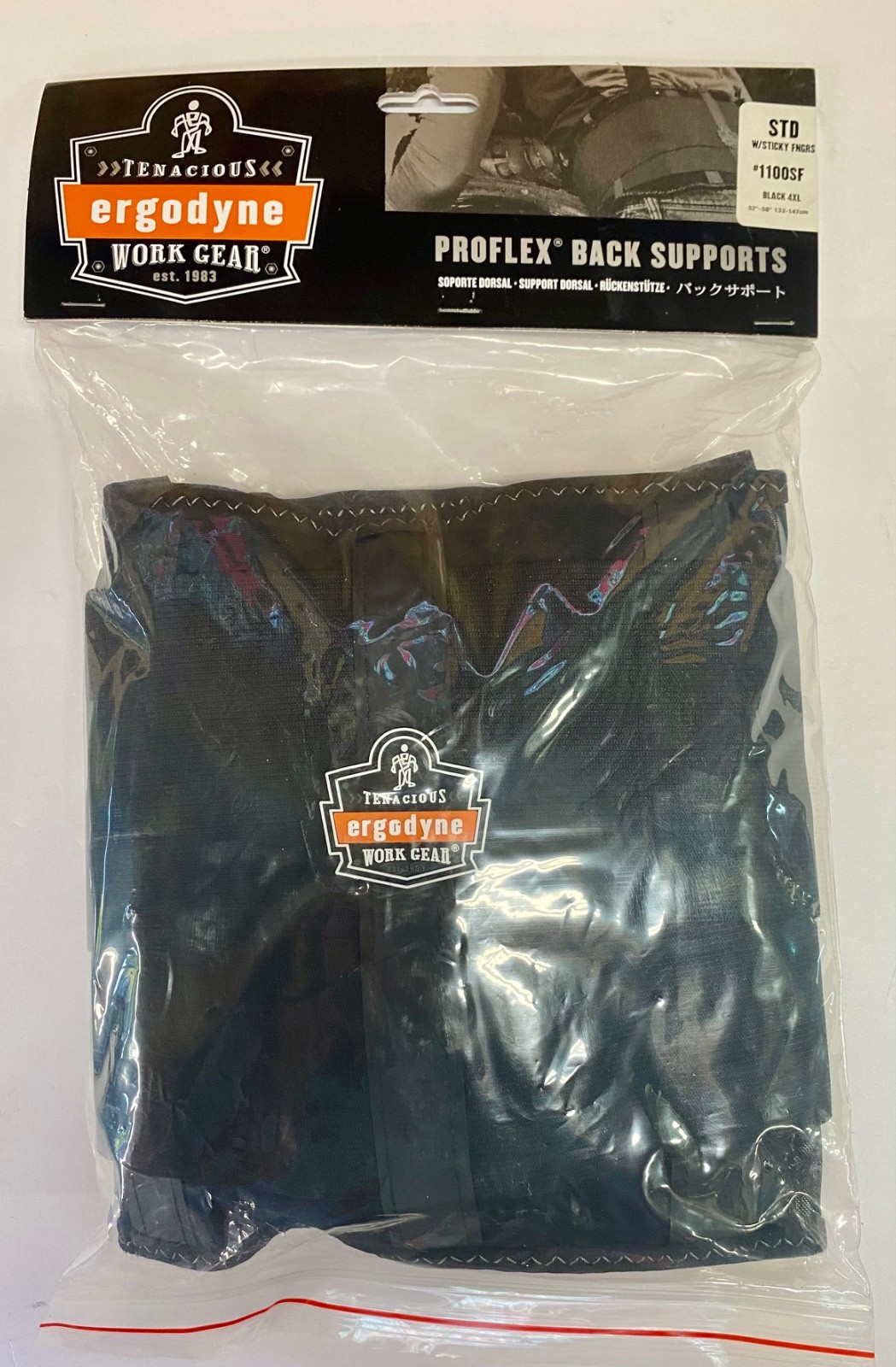 ProFlex 1100SF Back Support Brace Size 4X Patented stays B