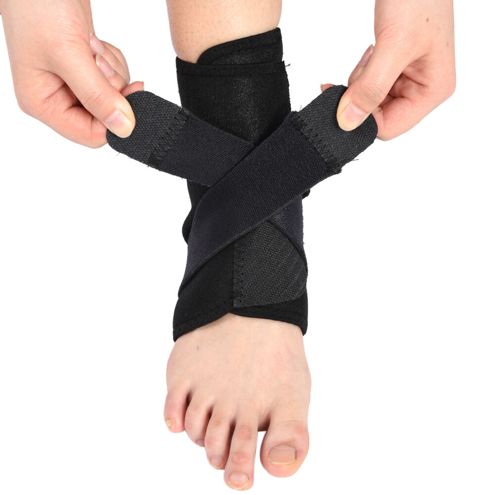 Adjustable Breathable Ankle Support Brace Foot Sprain Injury Pain Wrap Strap HPT