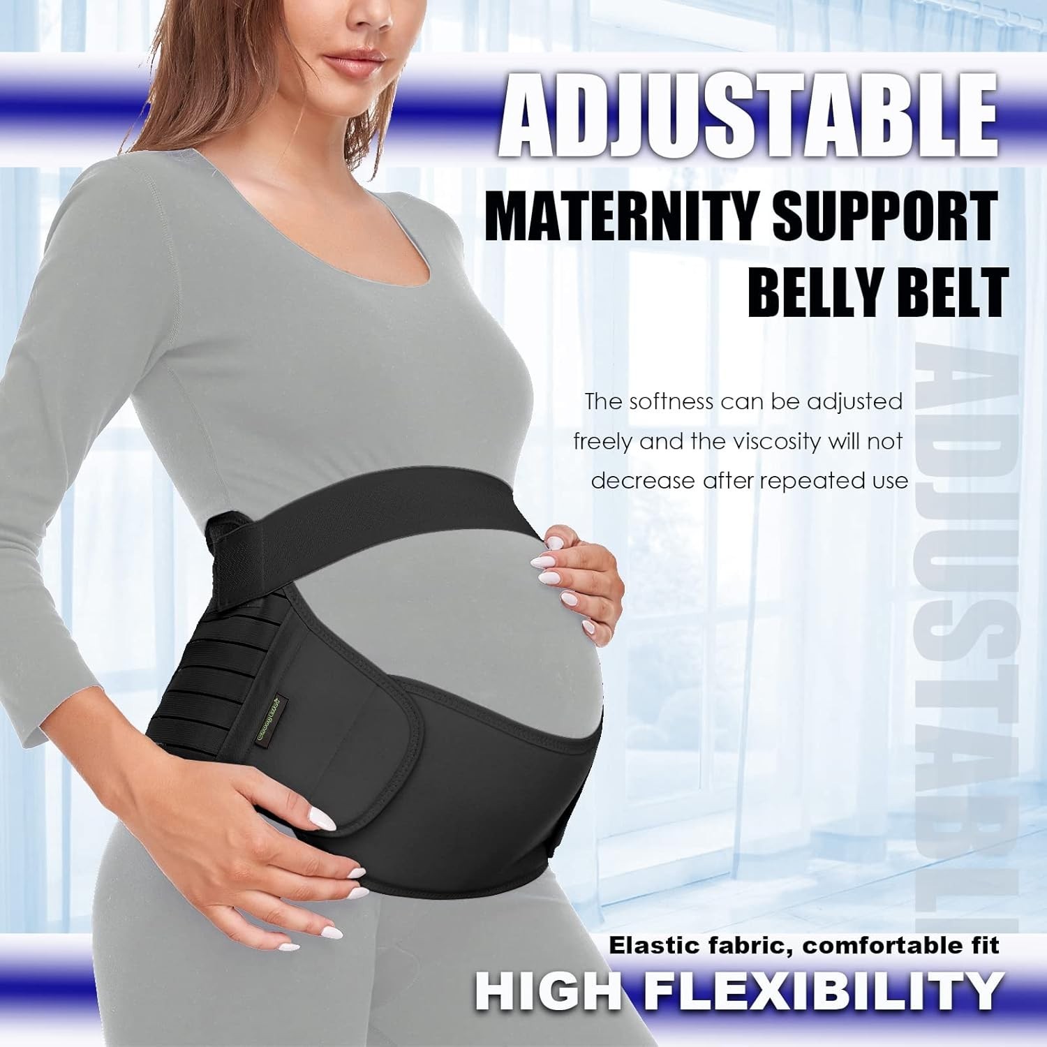 ChongErfei Maternity Belt, Pregnancy 3 in 1 Support Belt for Back/Pelvic/Hip….