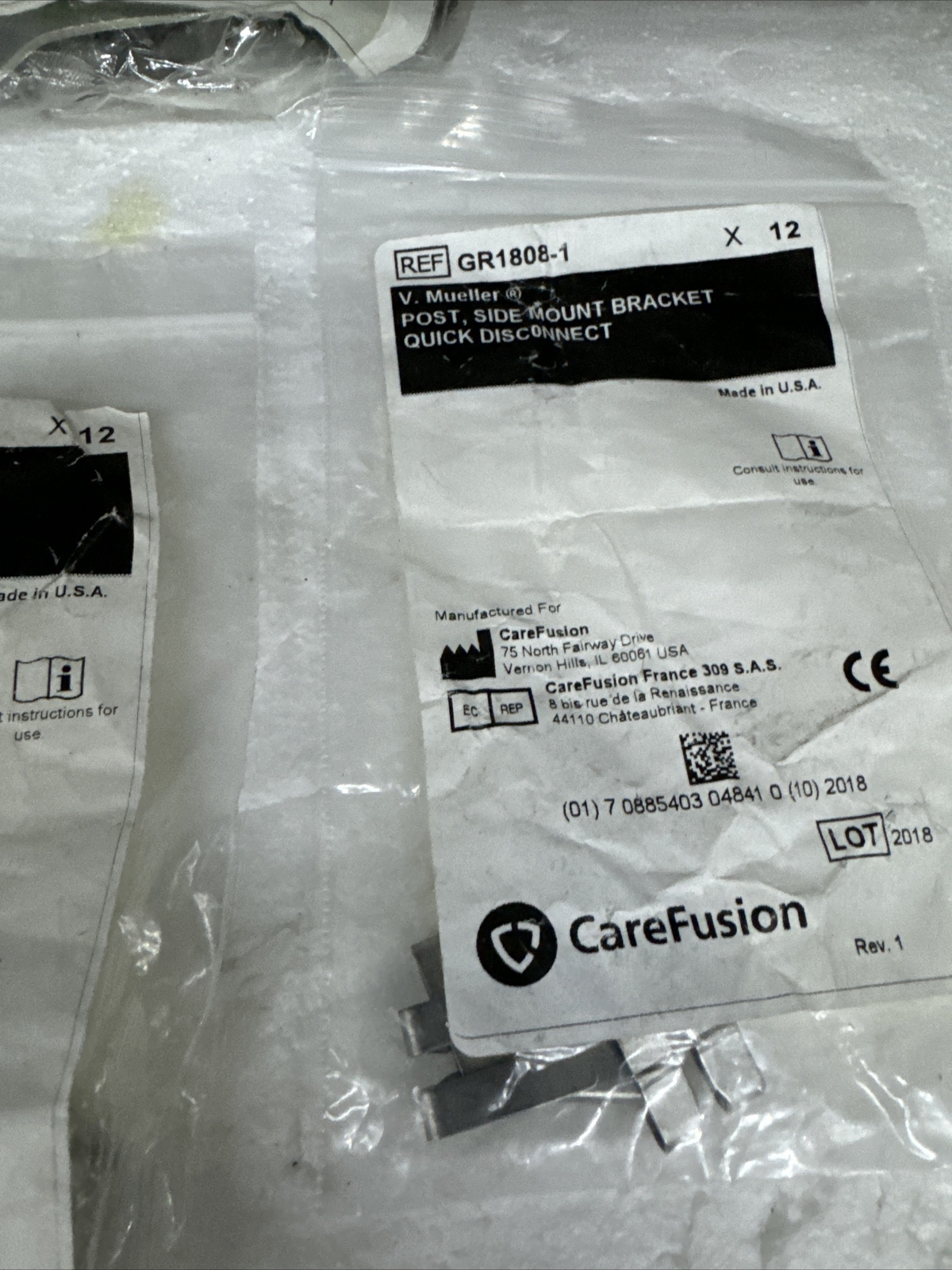 Care Fusion V. Mueller Lot Of Different Pieces.