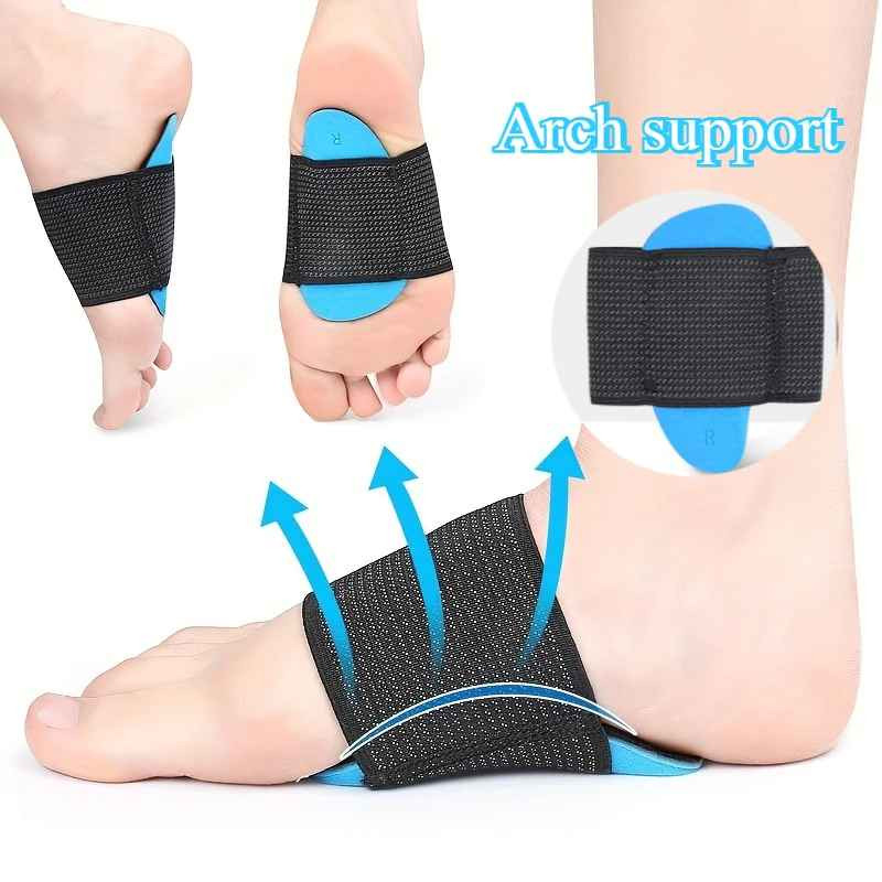PAIR FOOT ARCH SUPPORT FLAT FEET FALLEN ARCH PLANTAR FASCIITIS INSOLE HEEL PAIN