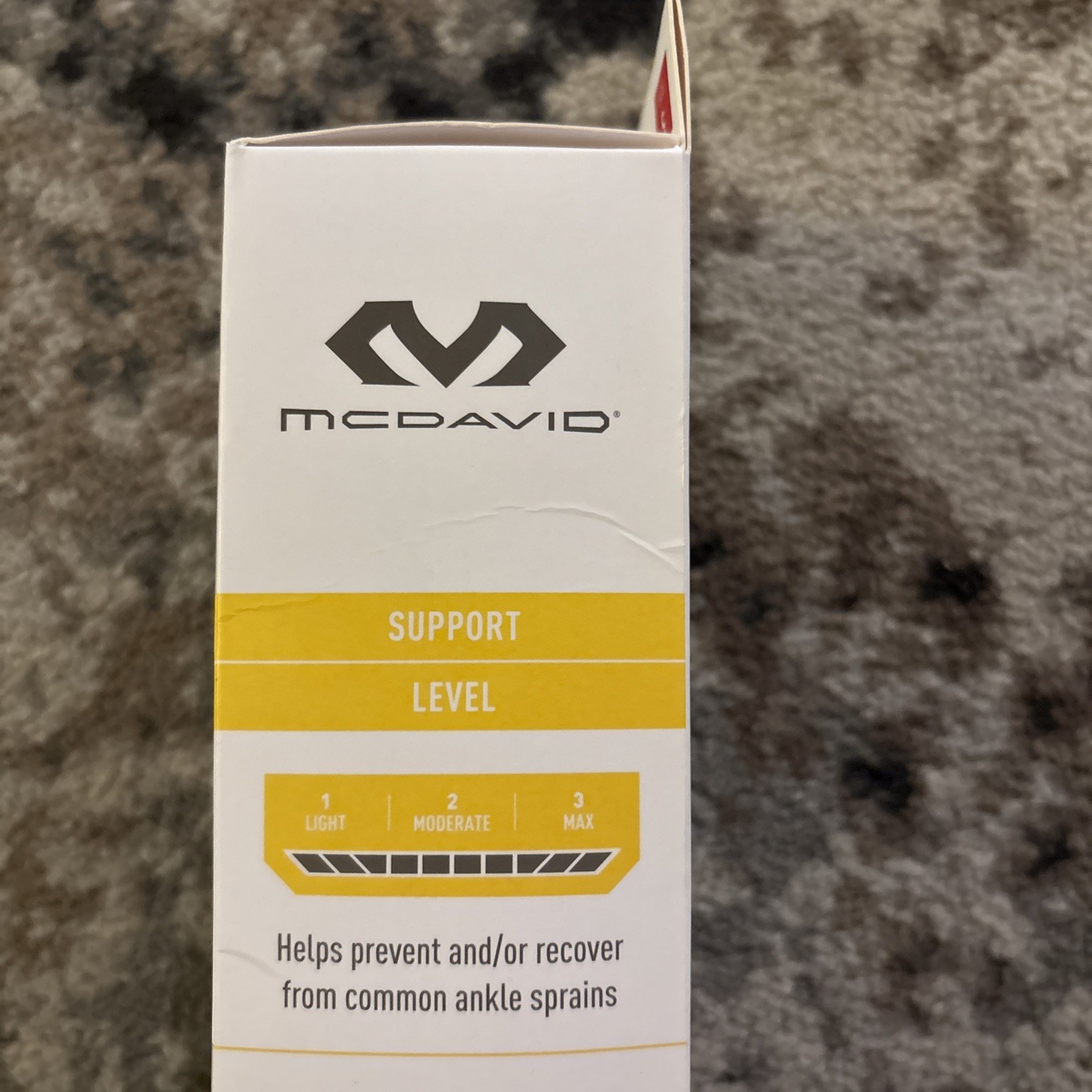 McDavid Sport Ankle Brace With Straps Size S Level Three Full Support