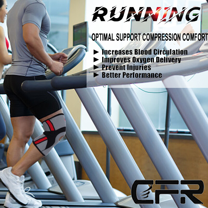 Knee Sleeve Compression Brace Support Joint Pain Arthritis For Sport Relief