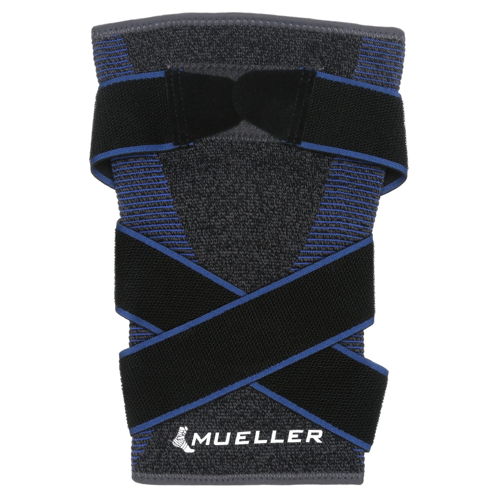 Mueller FIR 4 Way Stretch Knee Support Brace w Straps MD LG
