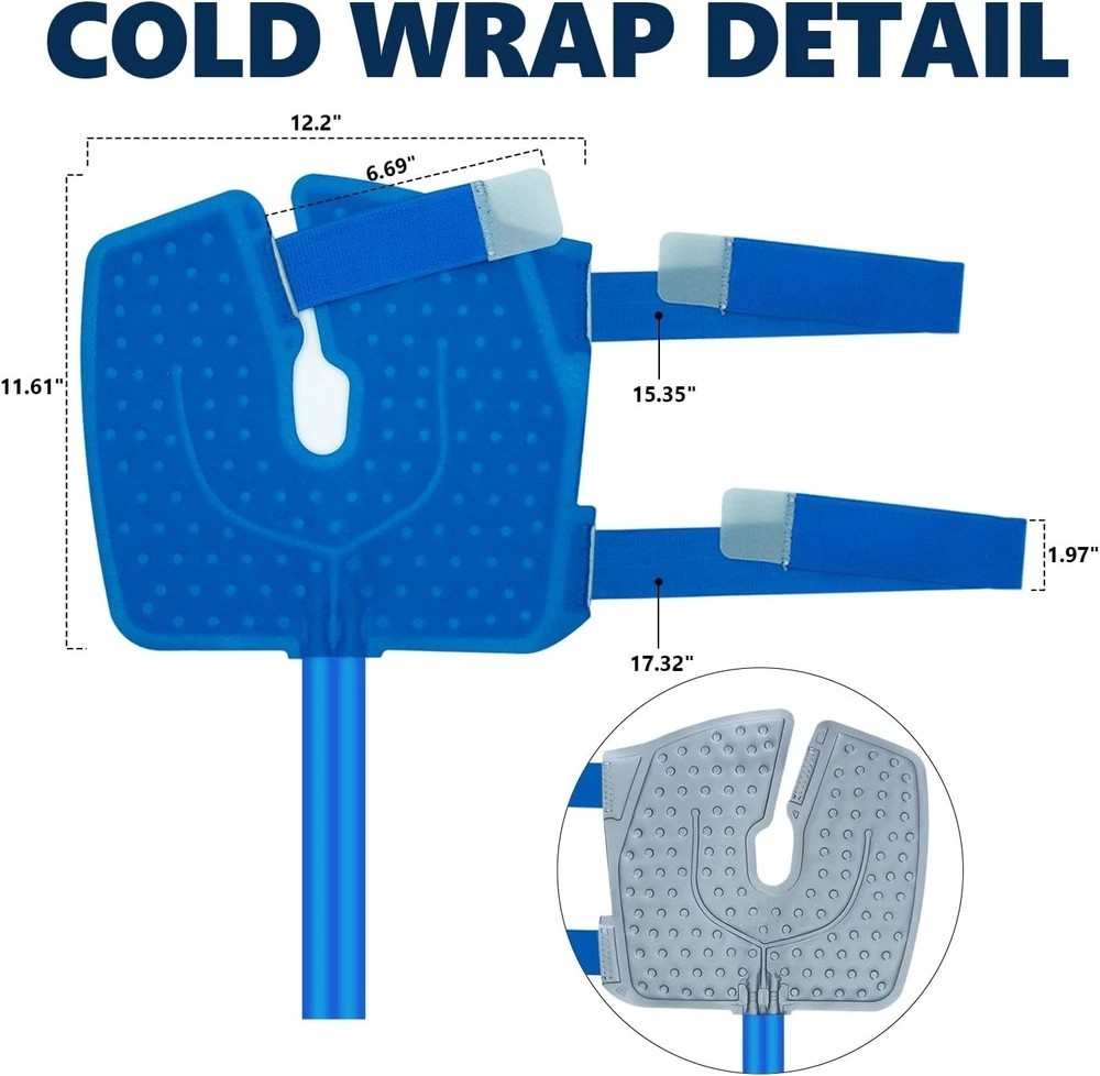 Ice Machine for Knee after Surgery, Cold Therapy Machine for Knee Replacement wi