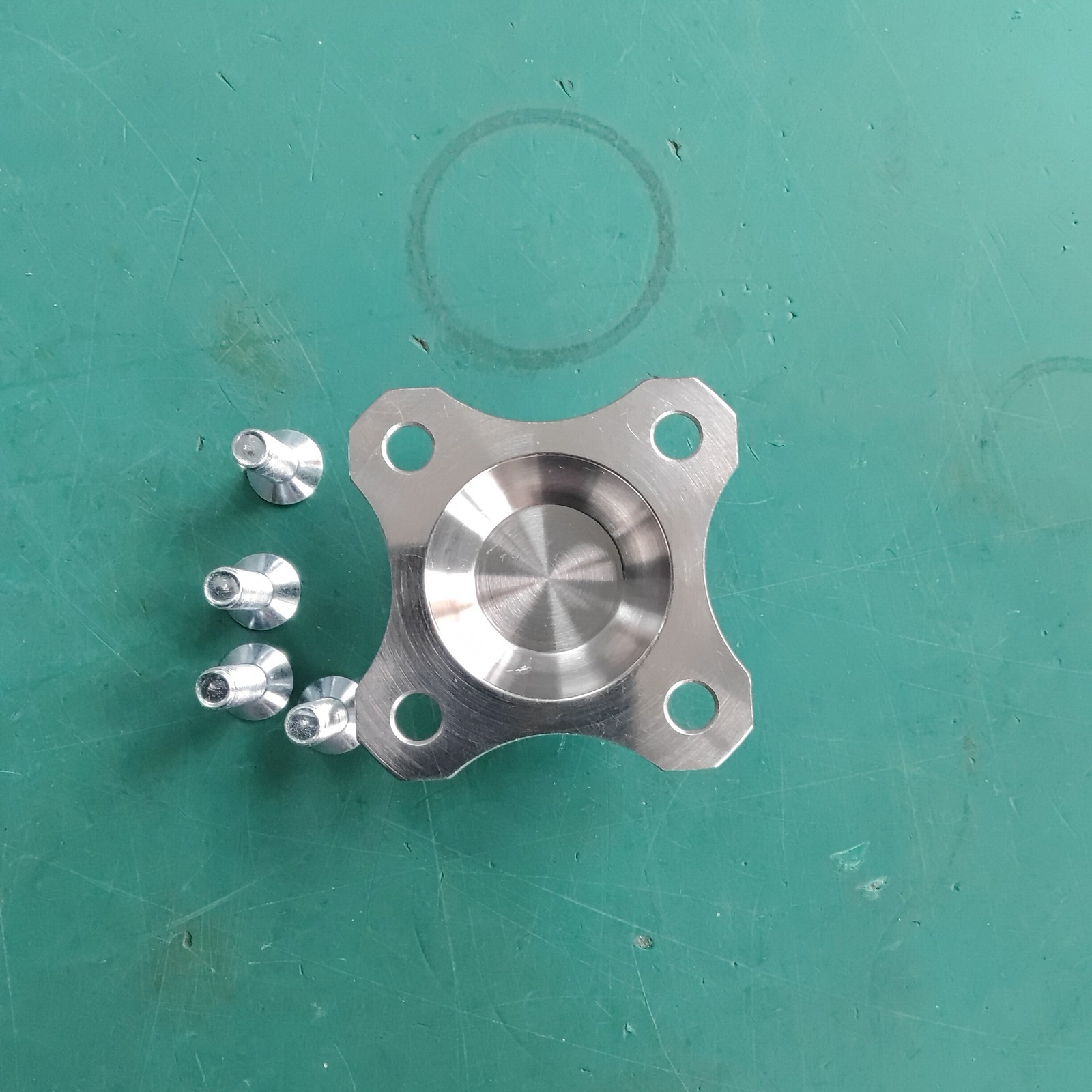 Pediatric Prosthetic Pyramid Adapter Plate Stainless Steel Aluminum