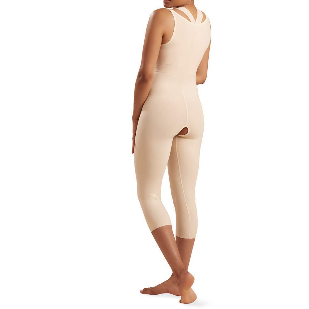 Marena Recovery Mid-Calf-Length Girdle, Step 2 (pull On), Beige, 2XL