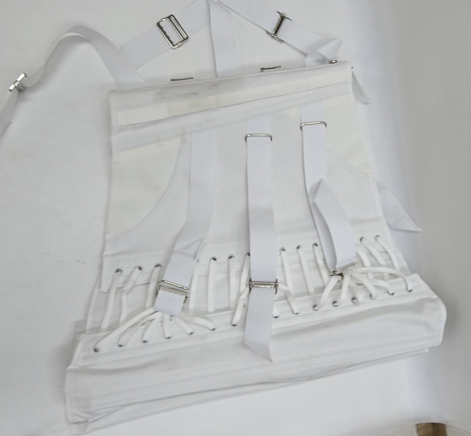 FREEMAN Men’s Lumbosacral Orthosis Model 531 Back Brace Support Size 38 White