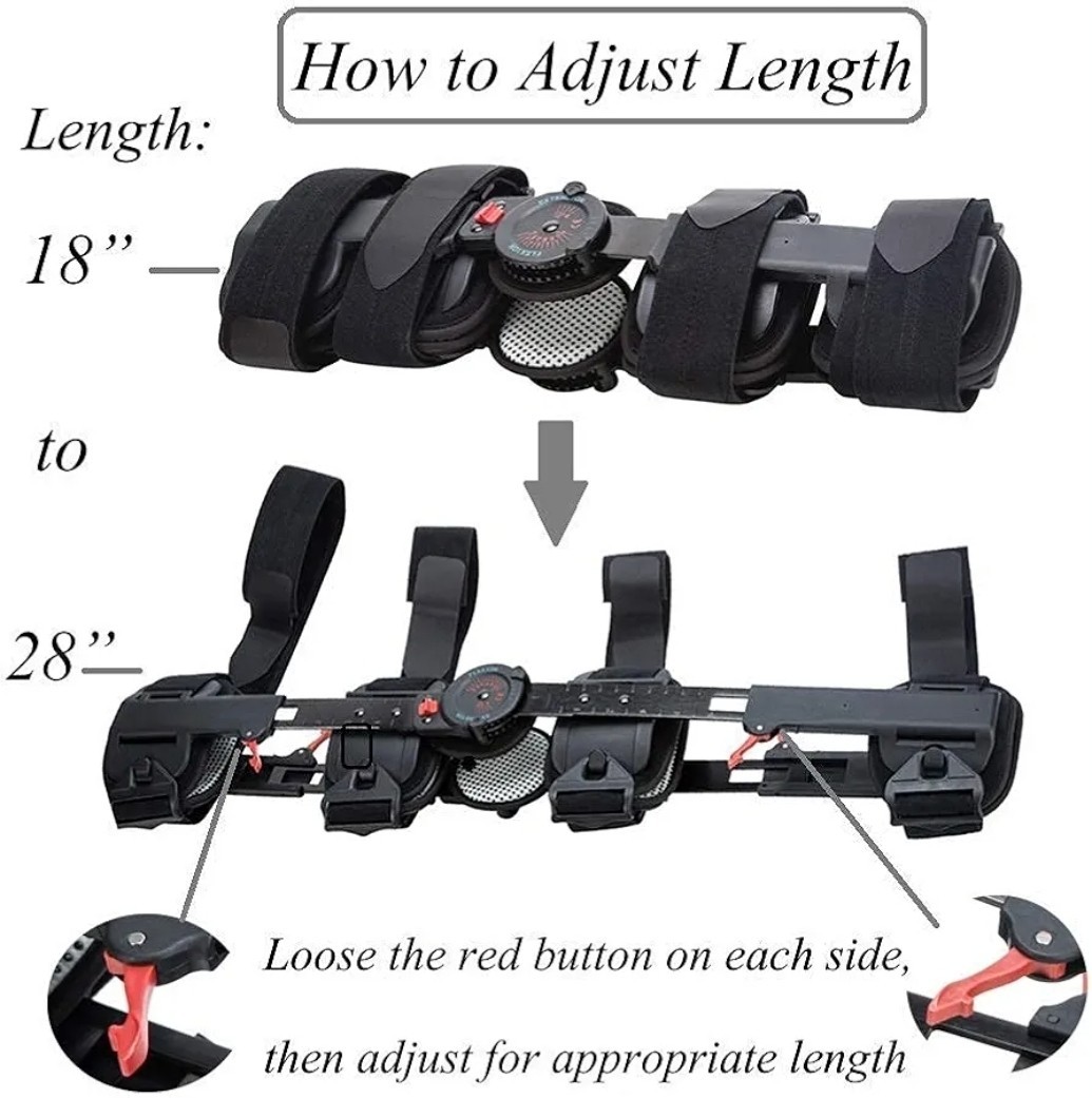kefit Hinged Knee Brace Rom, Knee Support for Torn Acl, Meniscus Tear, Pcl,…