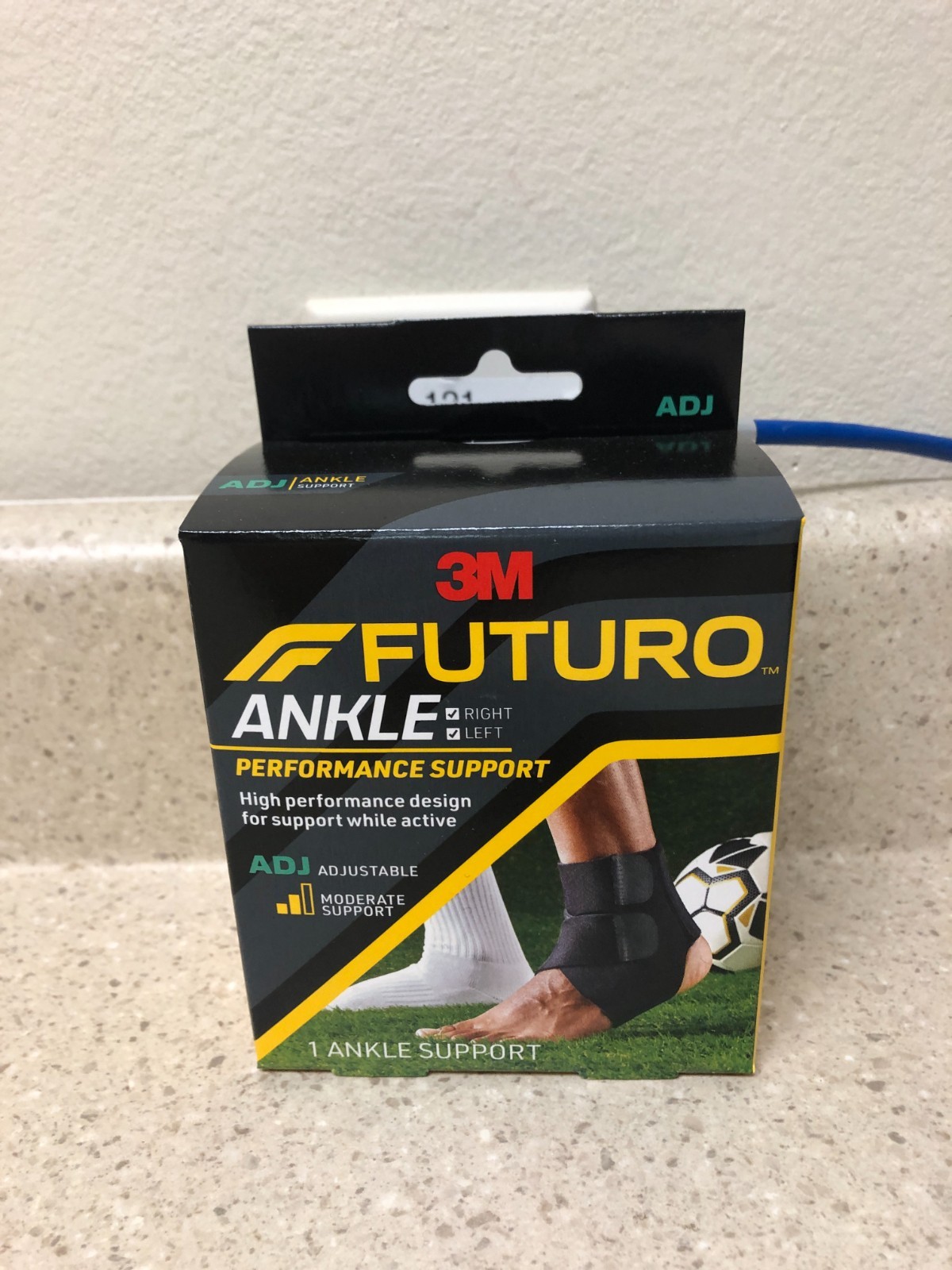 FUTURO Performance Ankle Support, Adjustable Ankle Brace for Sport – 1pk