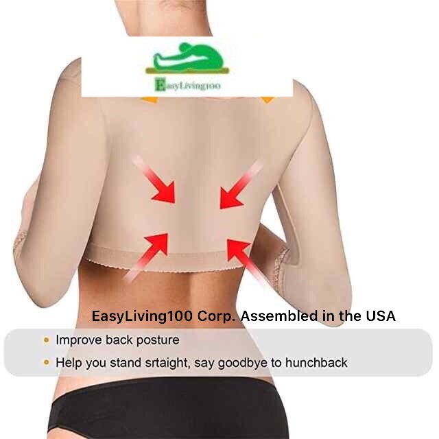 Upper Arm Shaper Post Surgical Slimmer Compression Sleeves Humpback Posture FIX