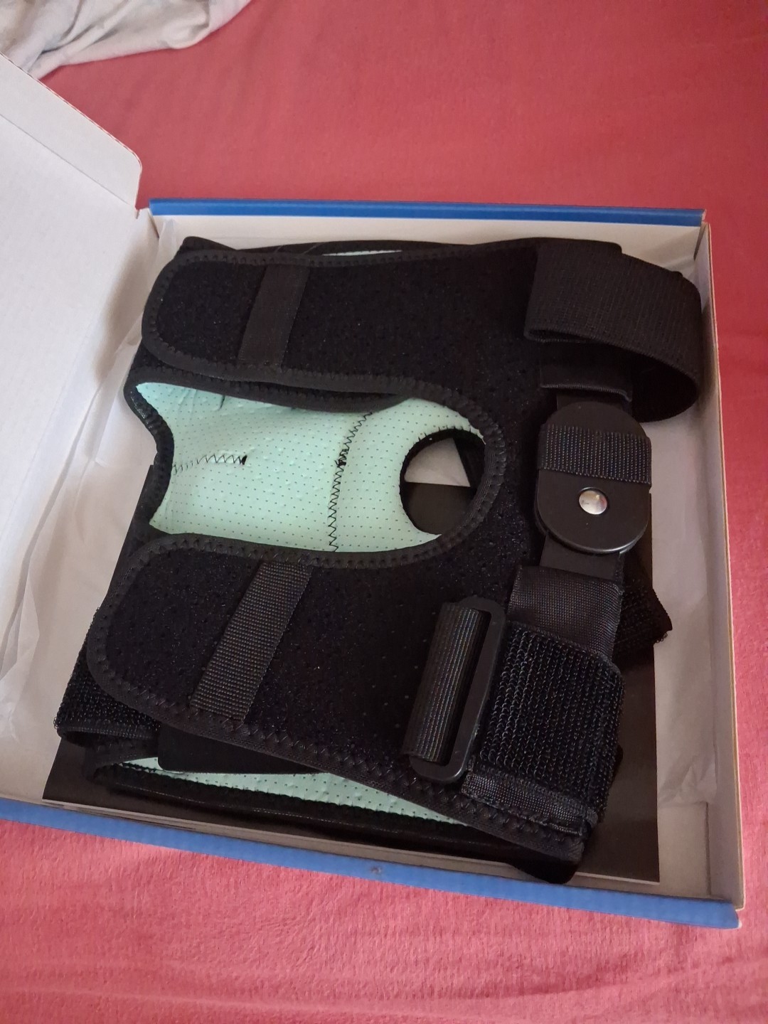 Hocafer Knee Brace XL- 2xL Black Adjustable Breathable Brand NEW Open Box