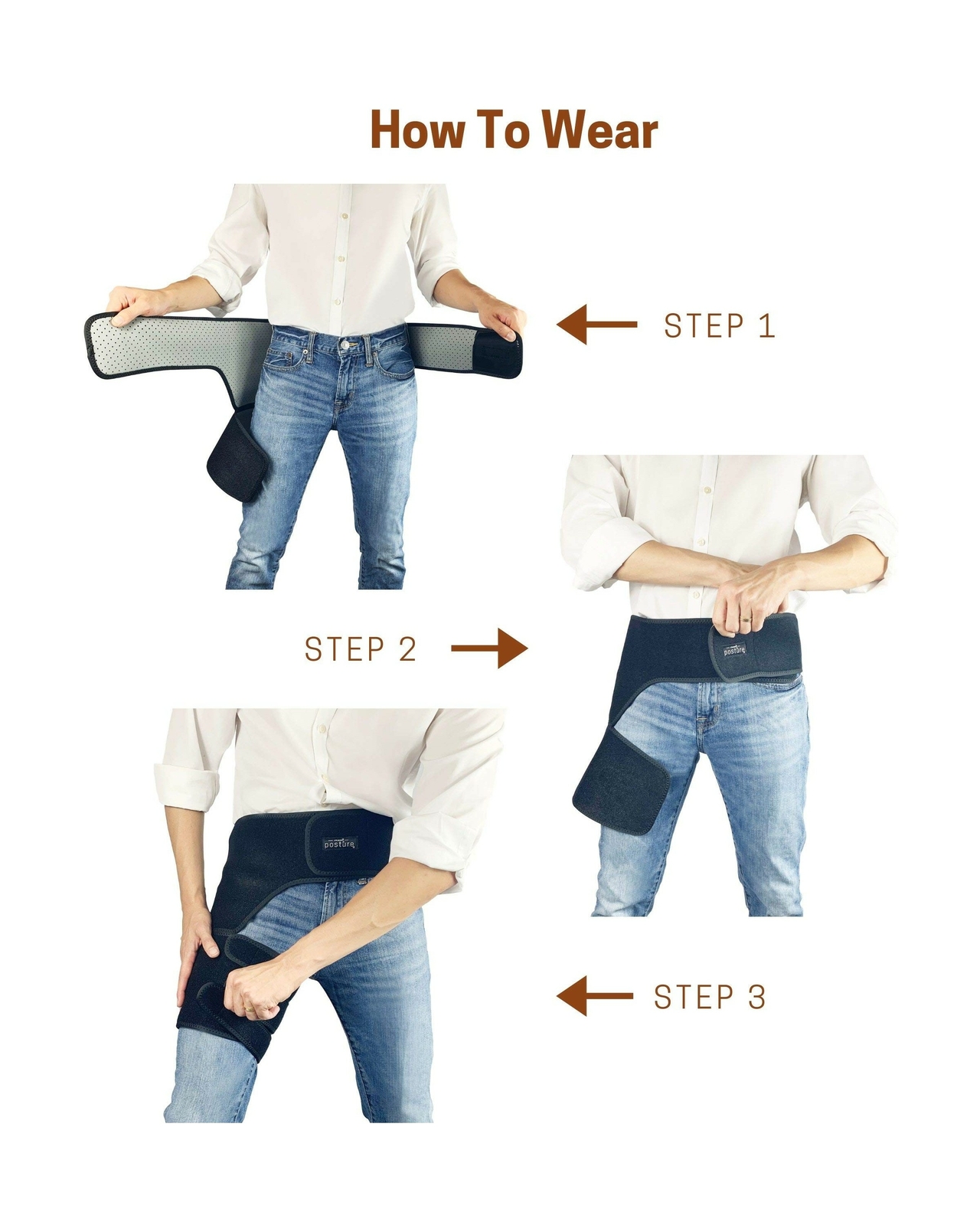 Vriksasana Groin Hip Brace | Sciatica Support Wrap | Hamstring Compression Sl…