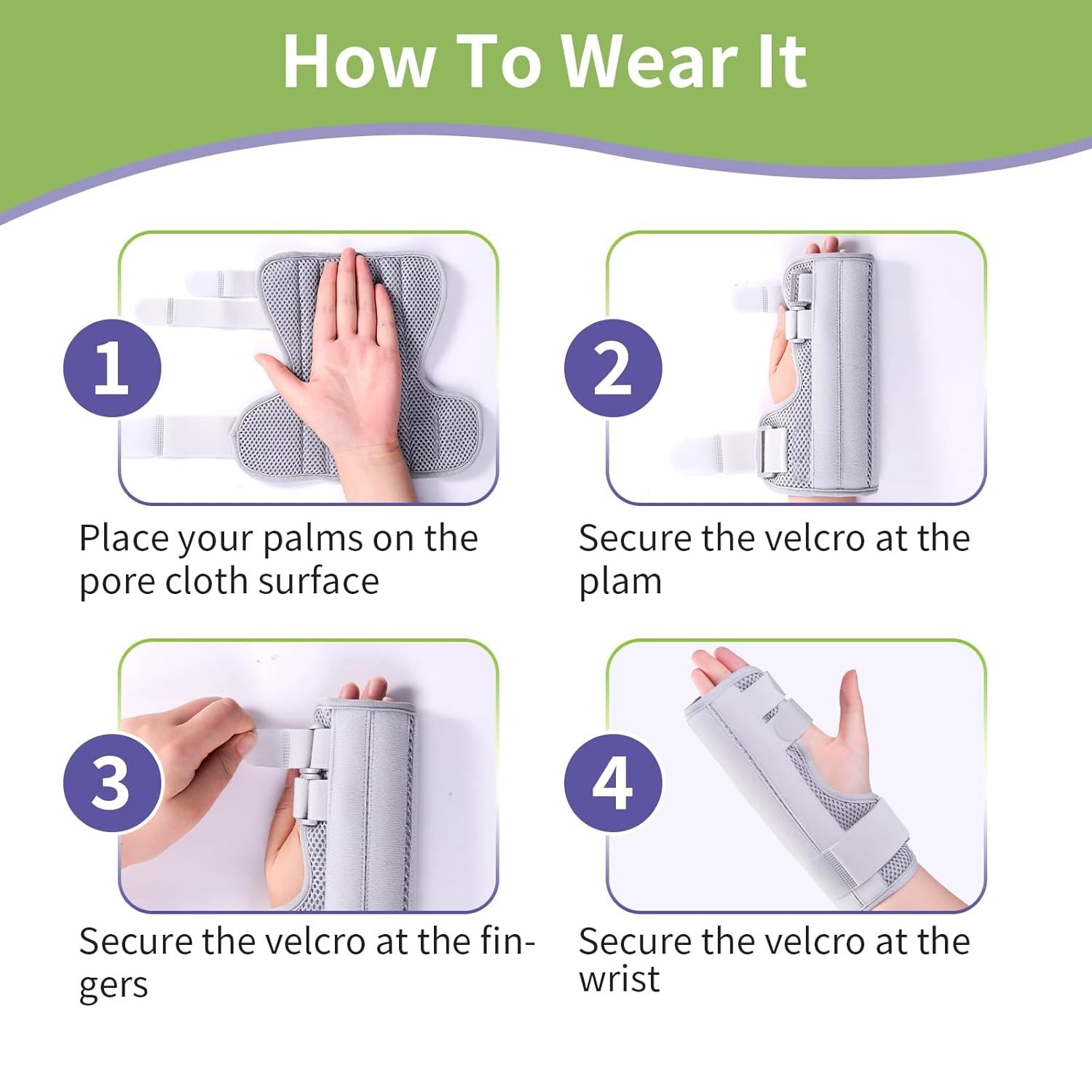 Finger Splint,Adjustable Hand Brace for Finger Support,Injury,Fracture