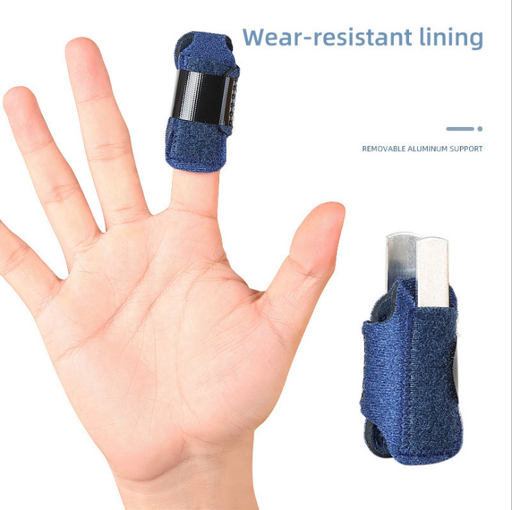 Premium Quality Compression Finger Splints with Flexible Built-in Aluminium Supp