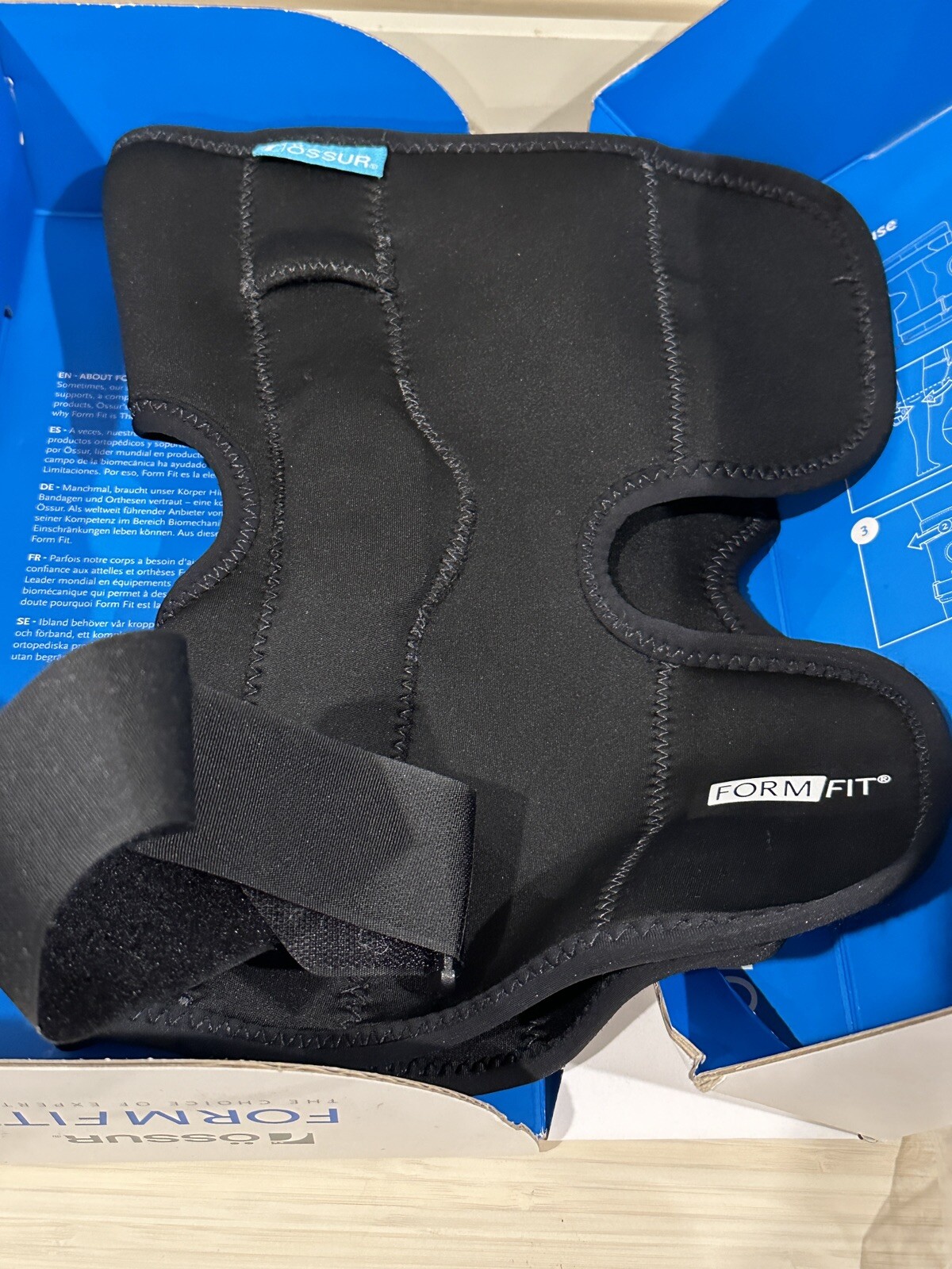 Ossur Formfit MCL Knee Brace Right MEDIUM With Single ROM Lateral Hinge Injuries