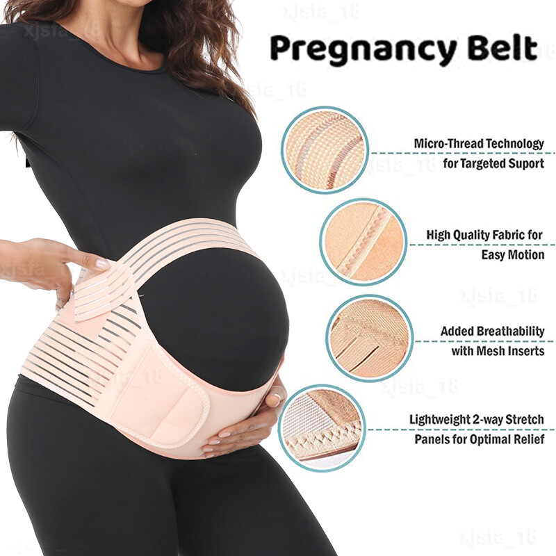 PREGNANCY MATERNITY BELT LUMBAR BACK SUPPORT BAND WAIST BELLY BUMP BRACE STRAP
