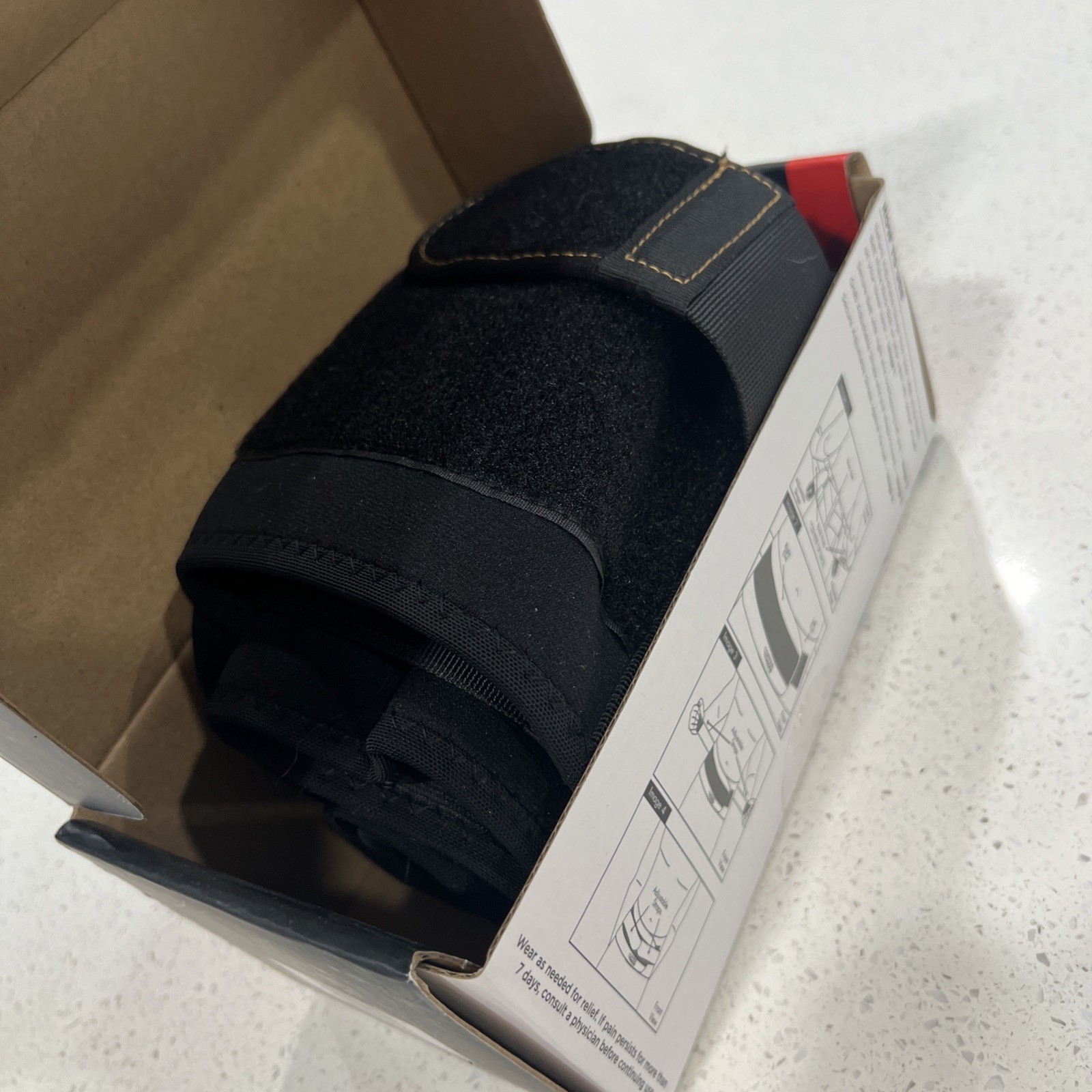 Copper Fit Black Back Pro Compression & Support Adjustable Straps L /XL Open box