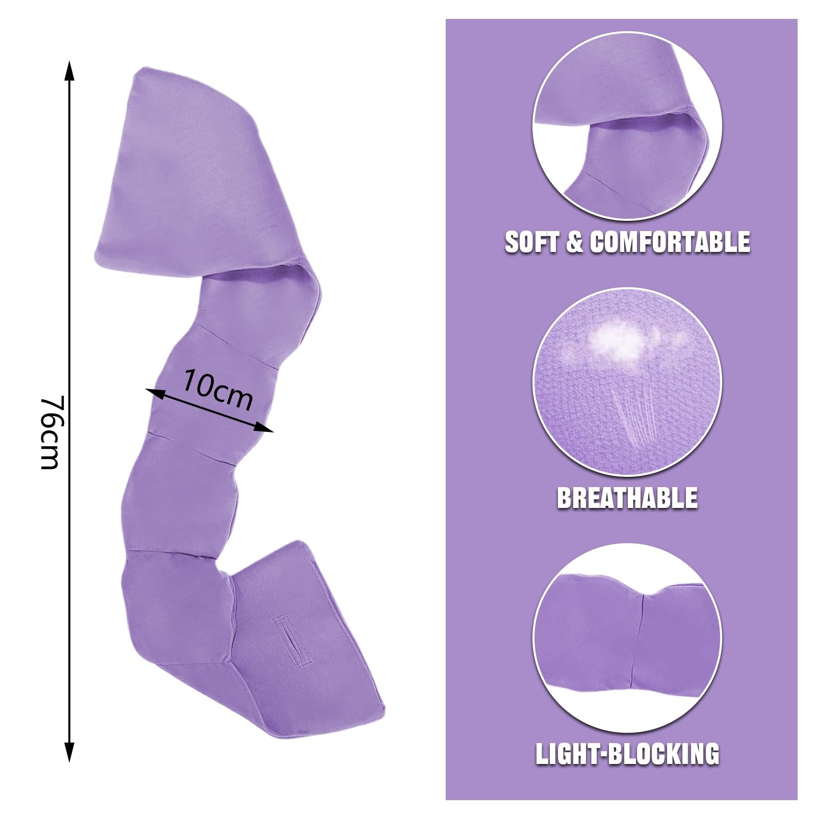 Afalin Shoulder Brace for Sleeping & Mask, X-Large, Purple