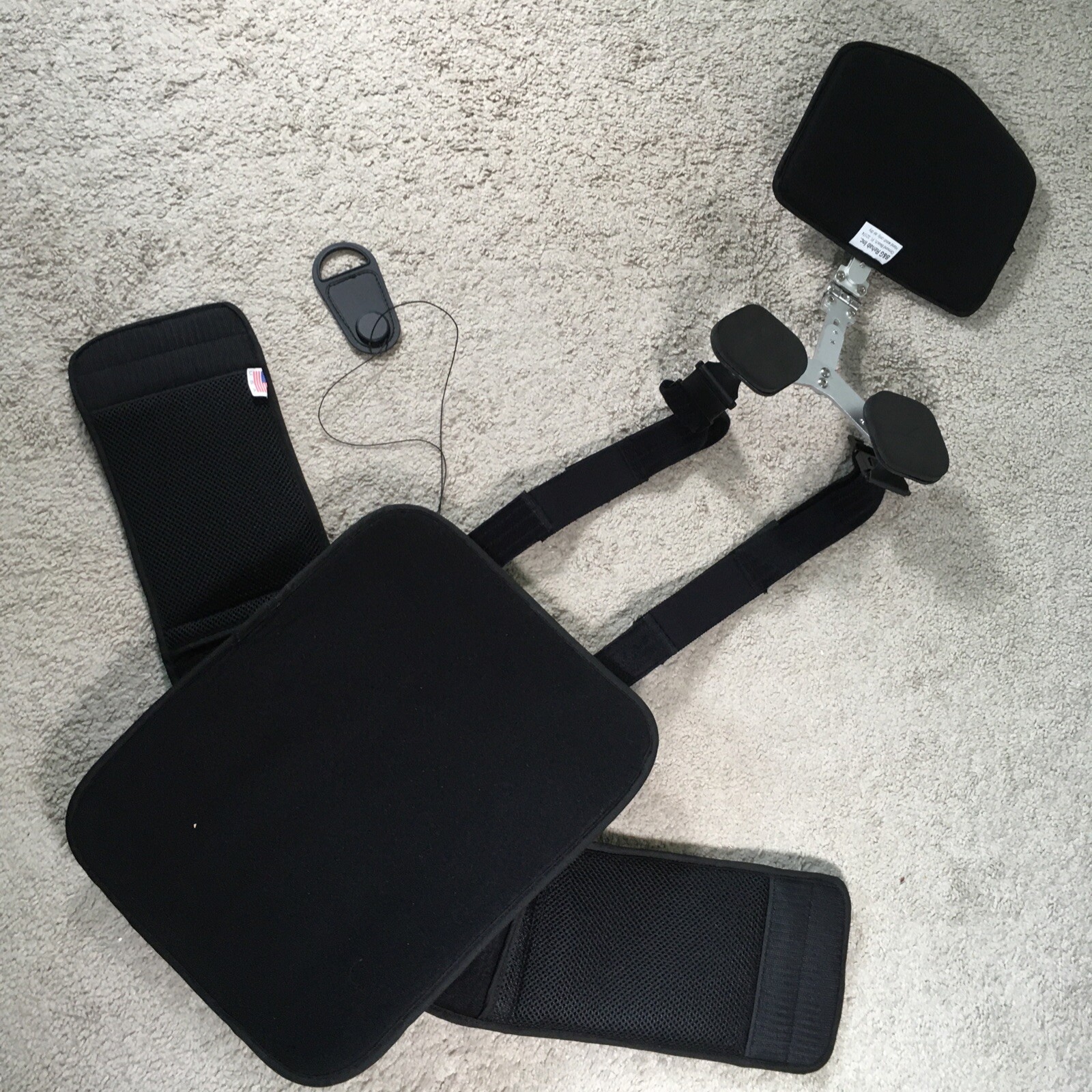 B & G Rehab Inc Back Brace Black Size Medium Spinal Recovery TLSO Fits 30″- 40″