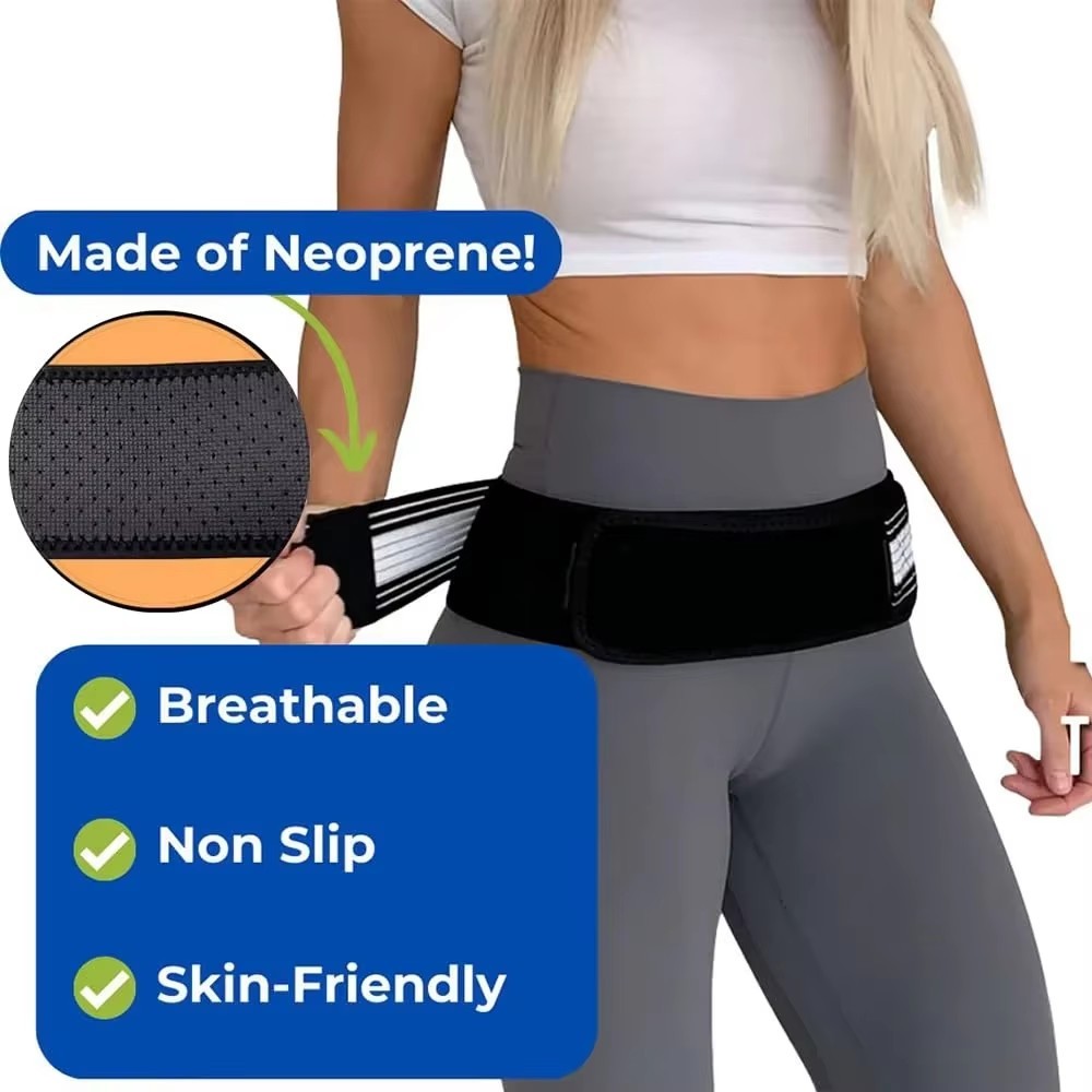 Sacroiliac SI Joint Hip Belt Sciatica Pelvis Lumbar Hip Pain Relief Lower Back