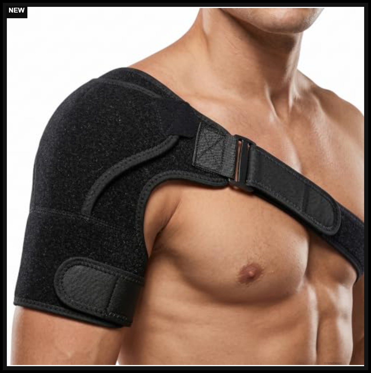 Shoulder Brace Rotator Cuff Support Men Women Adjustable Compression Sleeve