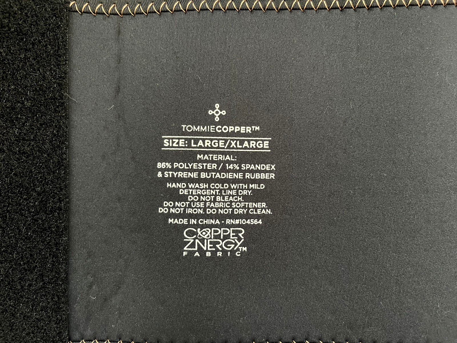 Tommie Copper Sport Comfort Back Wrap L/XL – Black Copper Infused Fast Ship