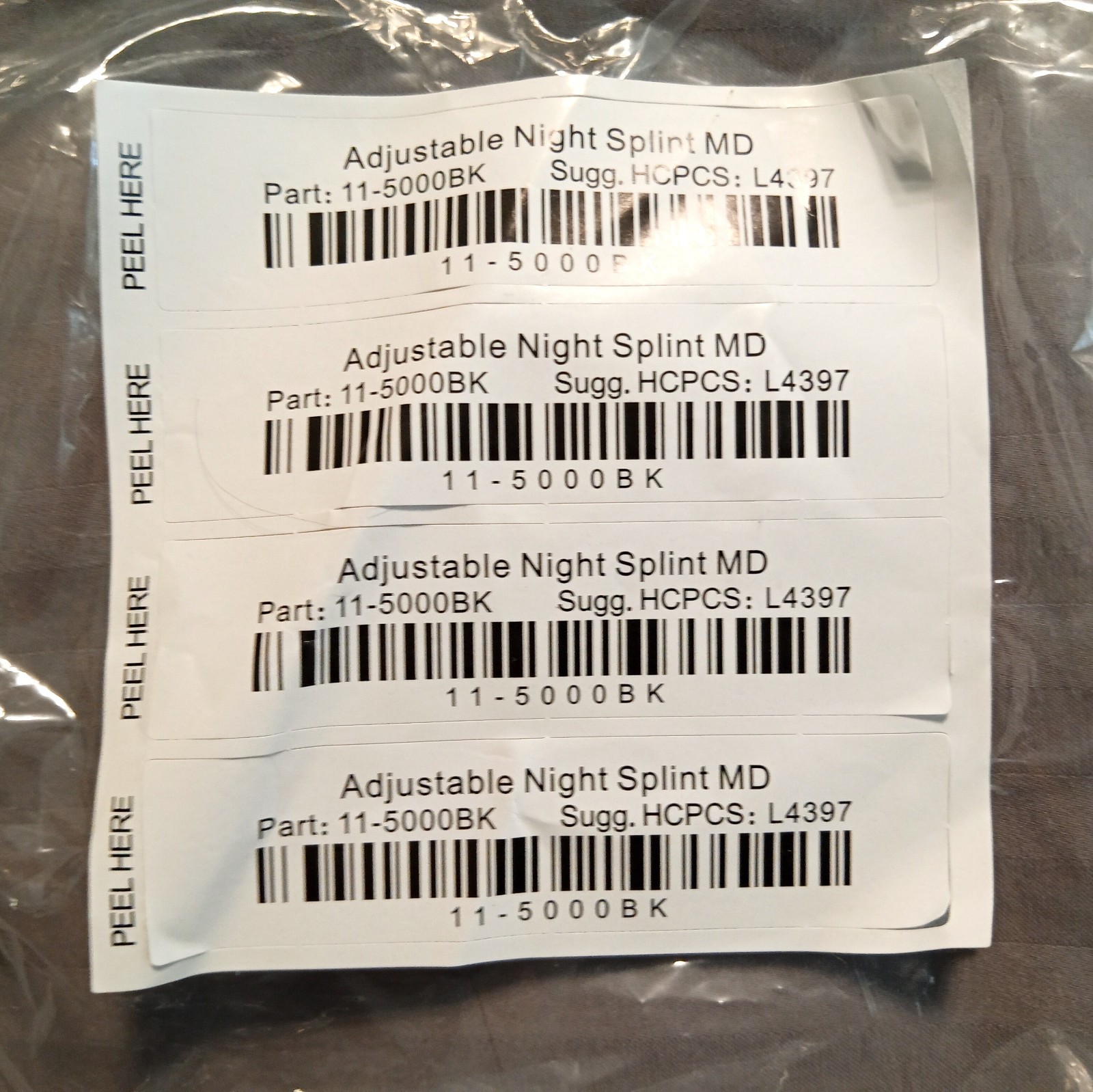 AliMed Adjustable Night Splint (Medium) Part: 11-5000BK / HCPS: L4397