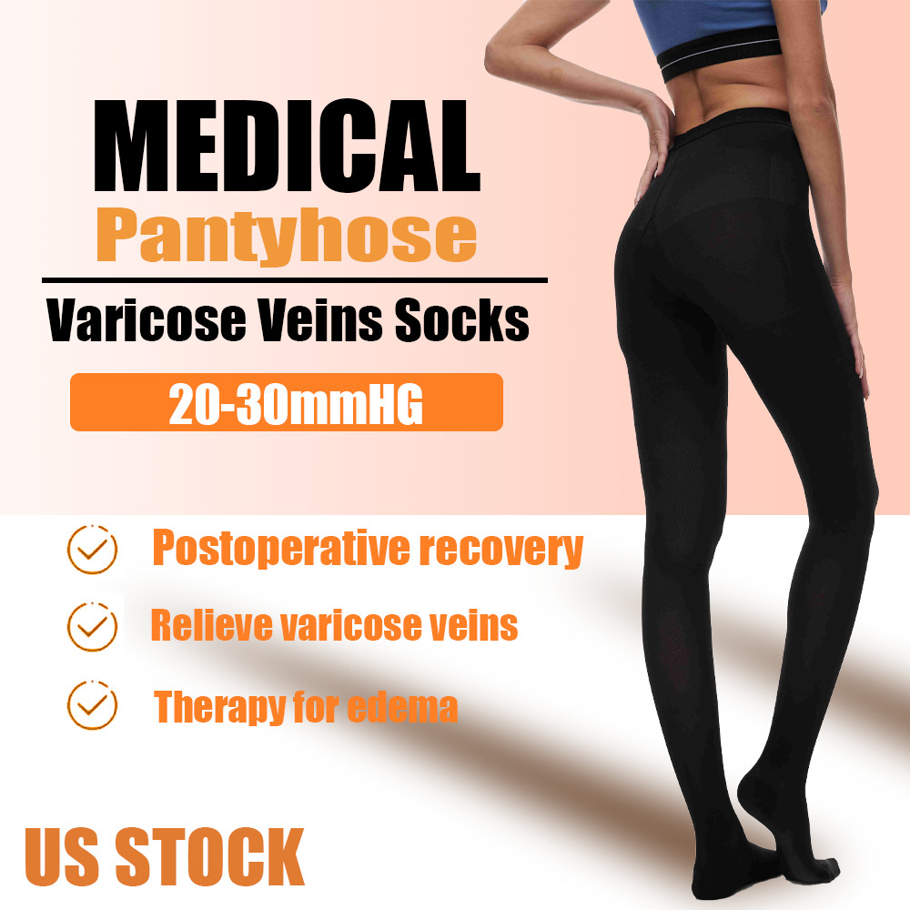 Women Medical Compression Leggings Slimming Elastic Pressure Pantyhose Support