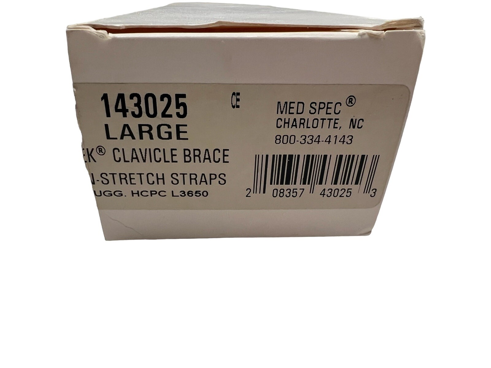 Meek Clavicle Brace Size Large Stretch 3-Way Adjustment New