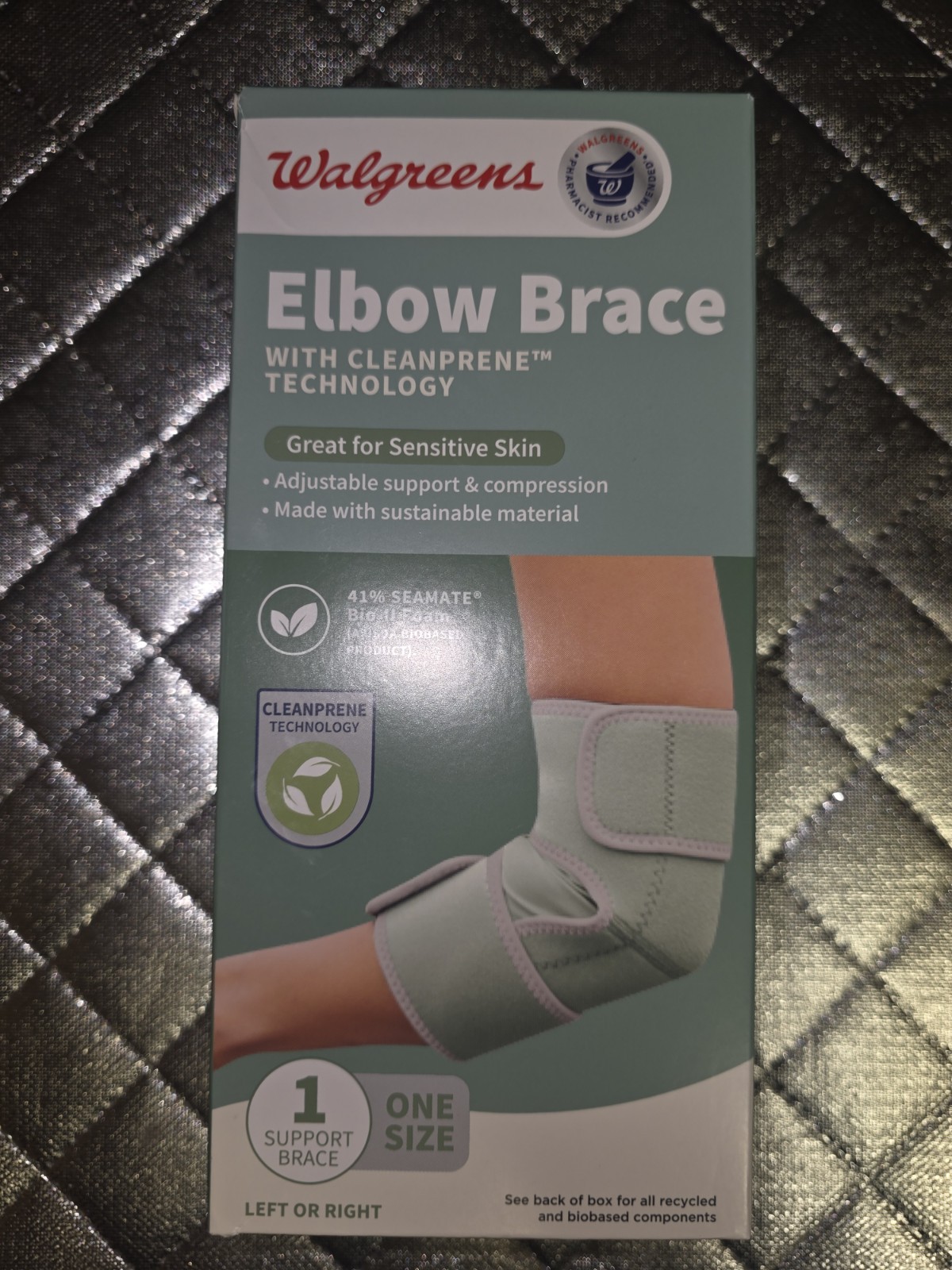 Walgreens Elbow Brace With Cleanprene Technology Great For Sensitive Skin