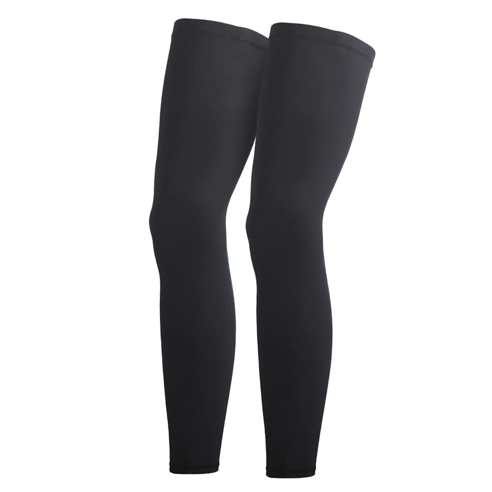 Compression Full Length Leg Sleeve Men Women Running Basketball Sports 1 Pair
