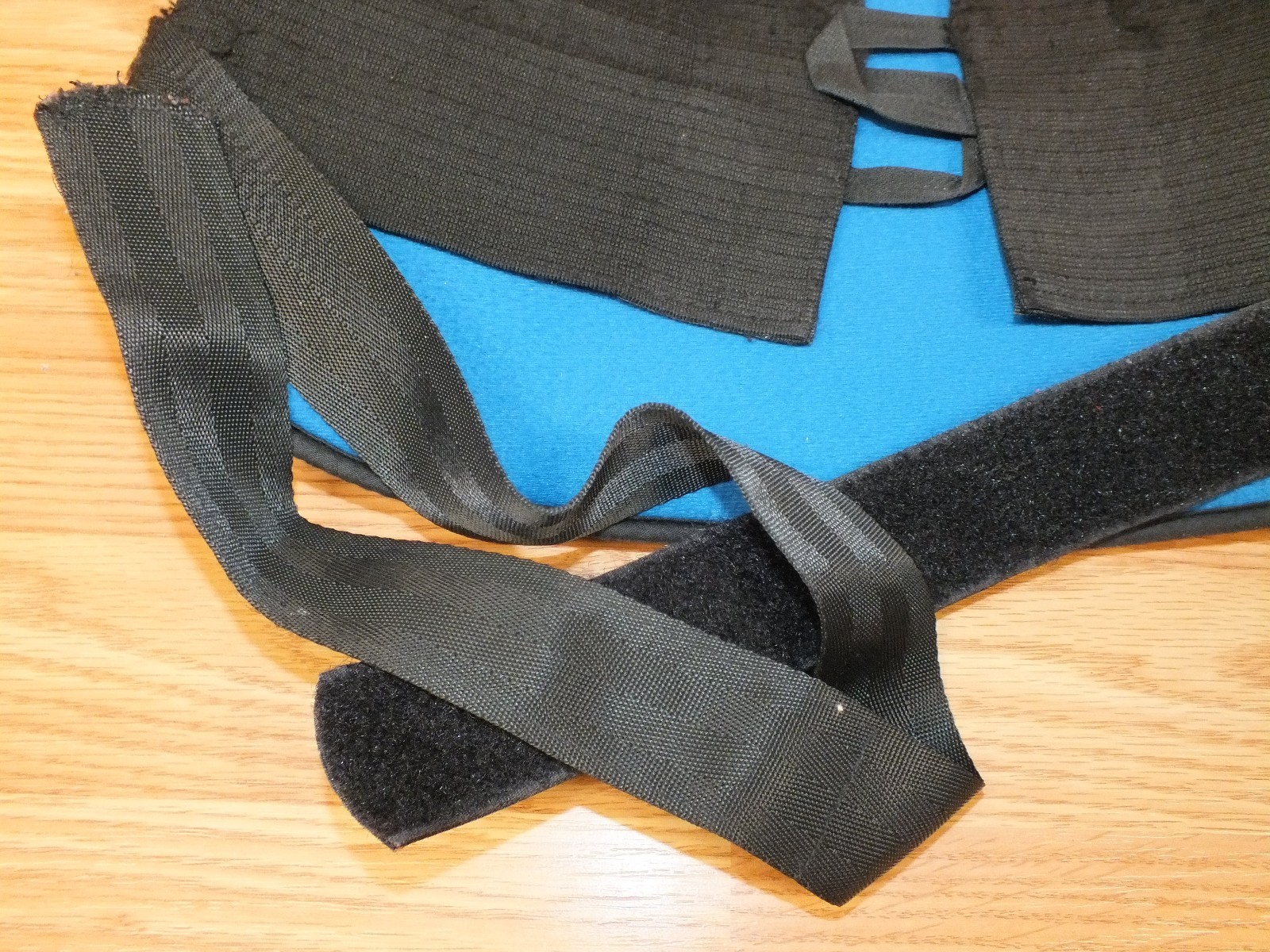 Genuine FLA. Orthopedics Black & Blue Lumbar/Back Support Set W/ Straps **READ**