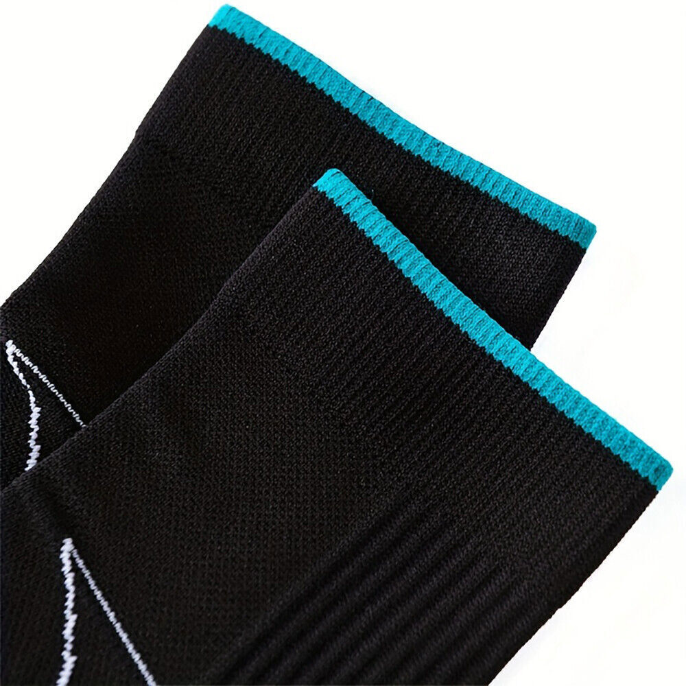 Men Women Ankle Quarter Crew Socks Sports Compression Sleeves Foot Support Brace
