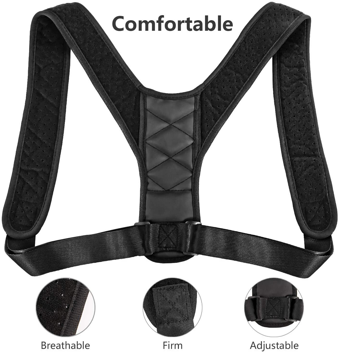 Posture Corrector For Women/Men Upper Back & Shoulder Support Brace USA SELLER