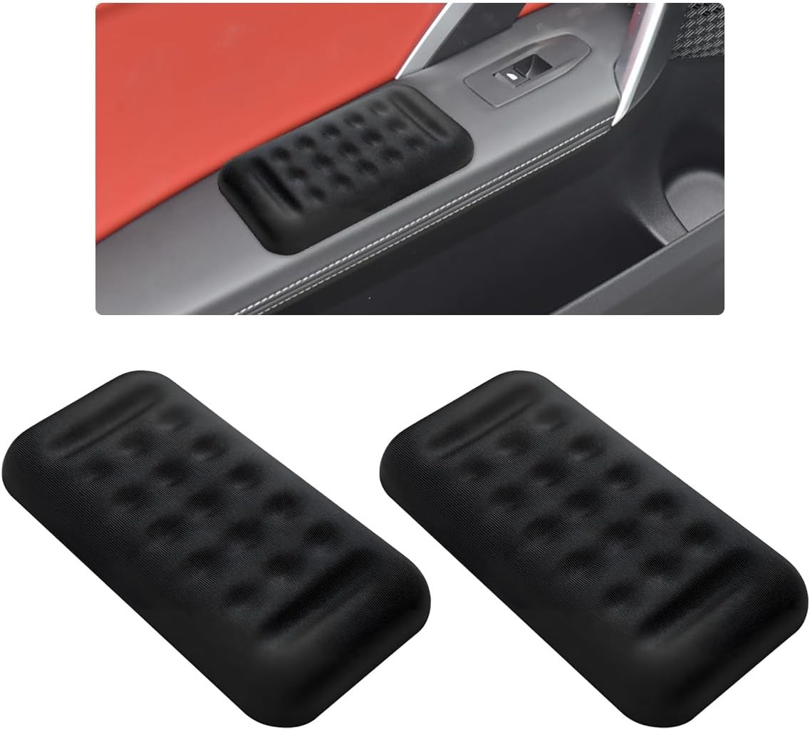2 PCS Arm Rest Elbow Pads for Car, 5.1″ × 2.6″ Vehicle Door Thigh Support Arm…