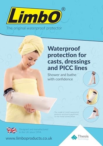 Waterproof Cast Protector Half Arm Self Sealing Submersible Shower Cover For