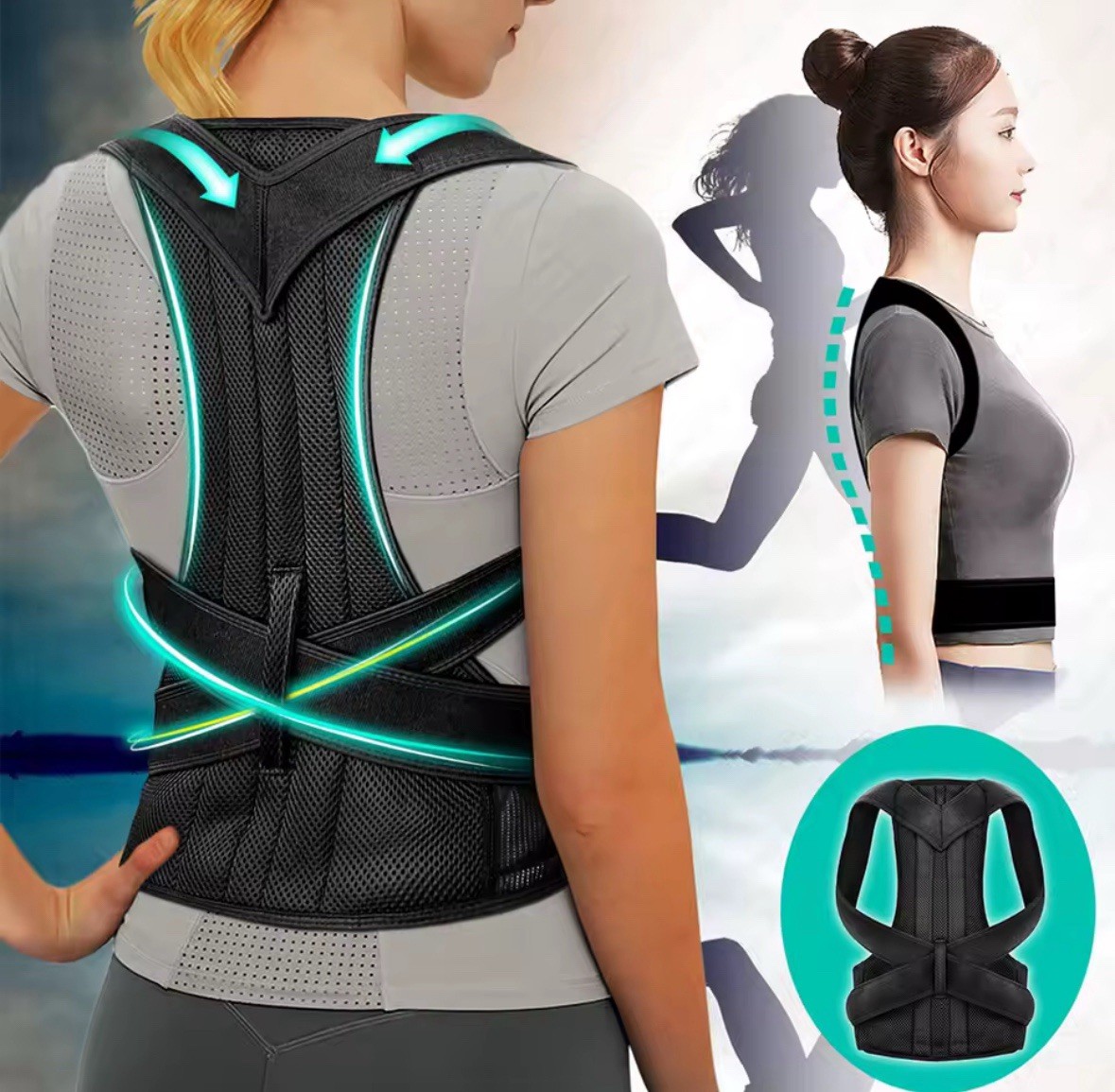 Adjustable Lower Back Brace Lumbar Support Waist Belt for Men Women Pain Relief