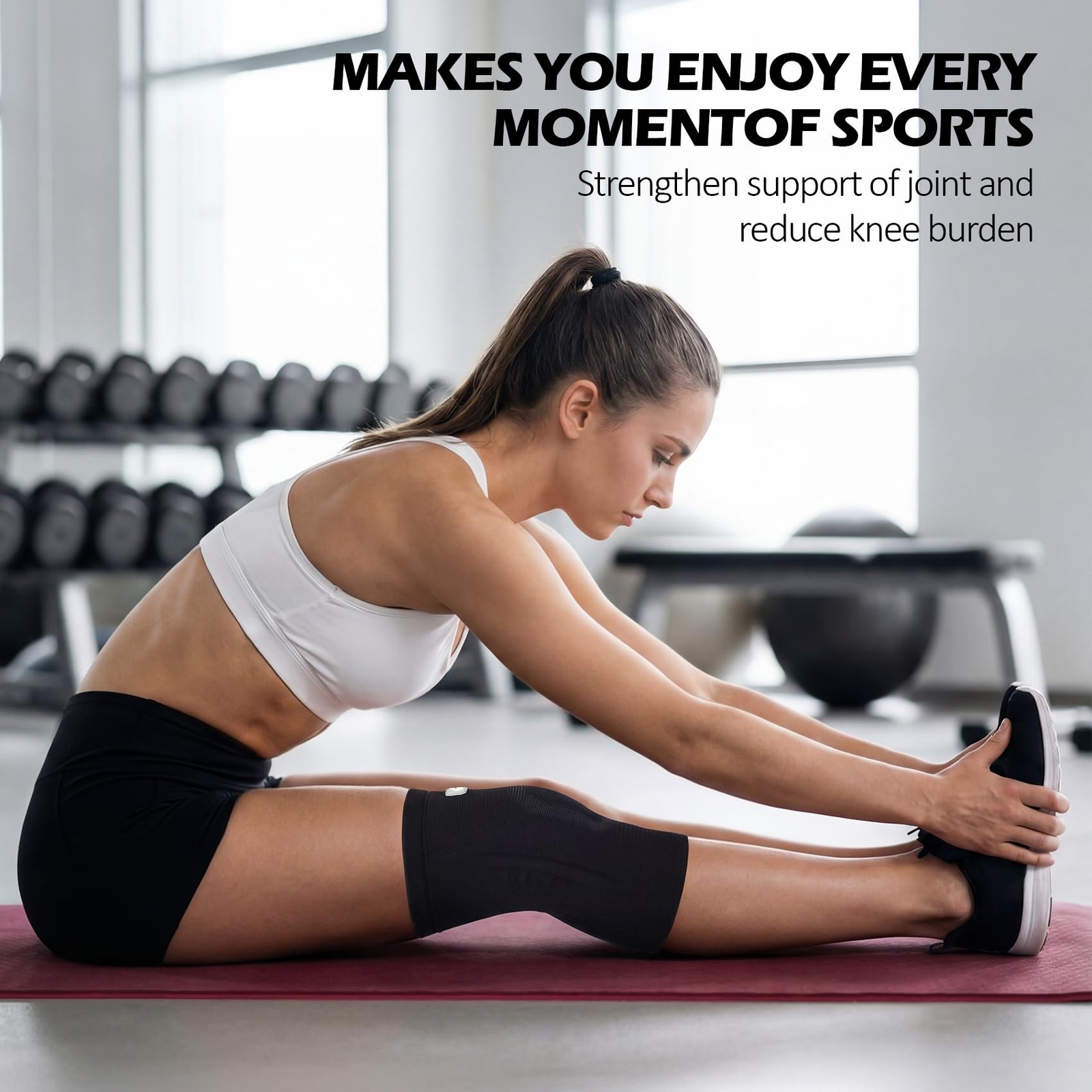 GOOGAH Knee Compression Braces 2-Pack – Pain Relief Support Arthritis, ACL