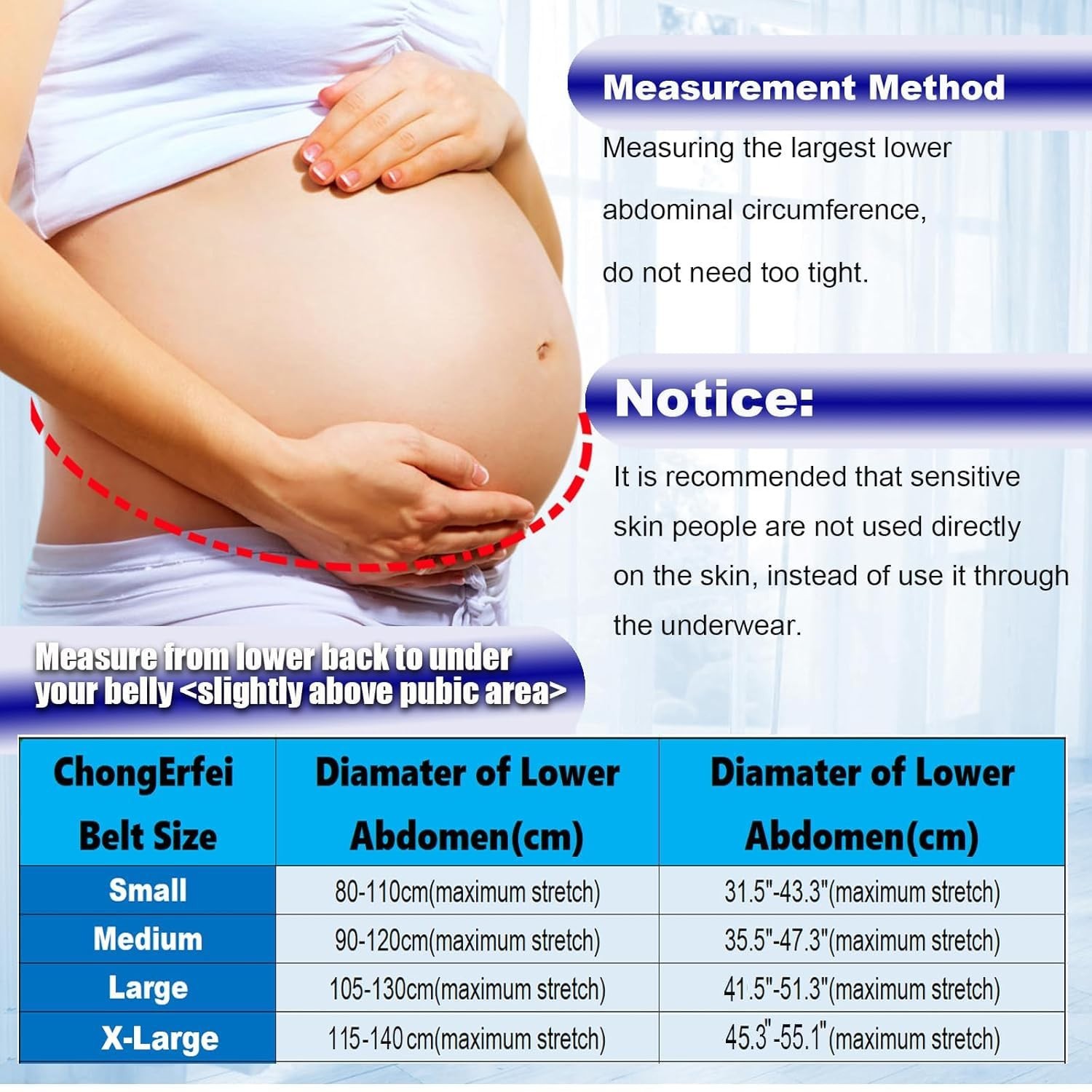 ChongErfei Maternity Belt, Pregnancy 3 in 1 Support Belt for Back/Pelvic/Hip….