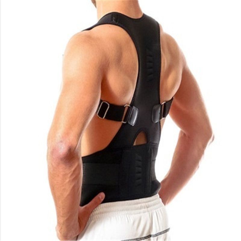 Magnetic Posture Corrector Belt – Adjustable Back Support Shoulder Waist Trimmer