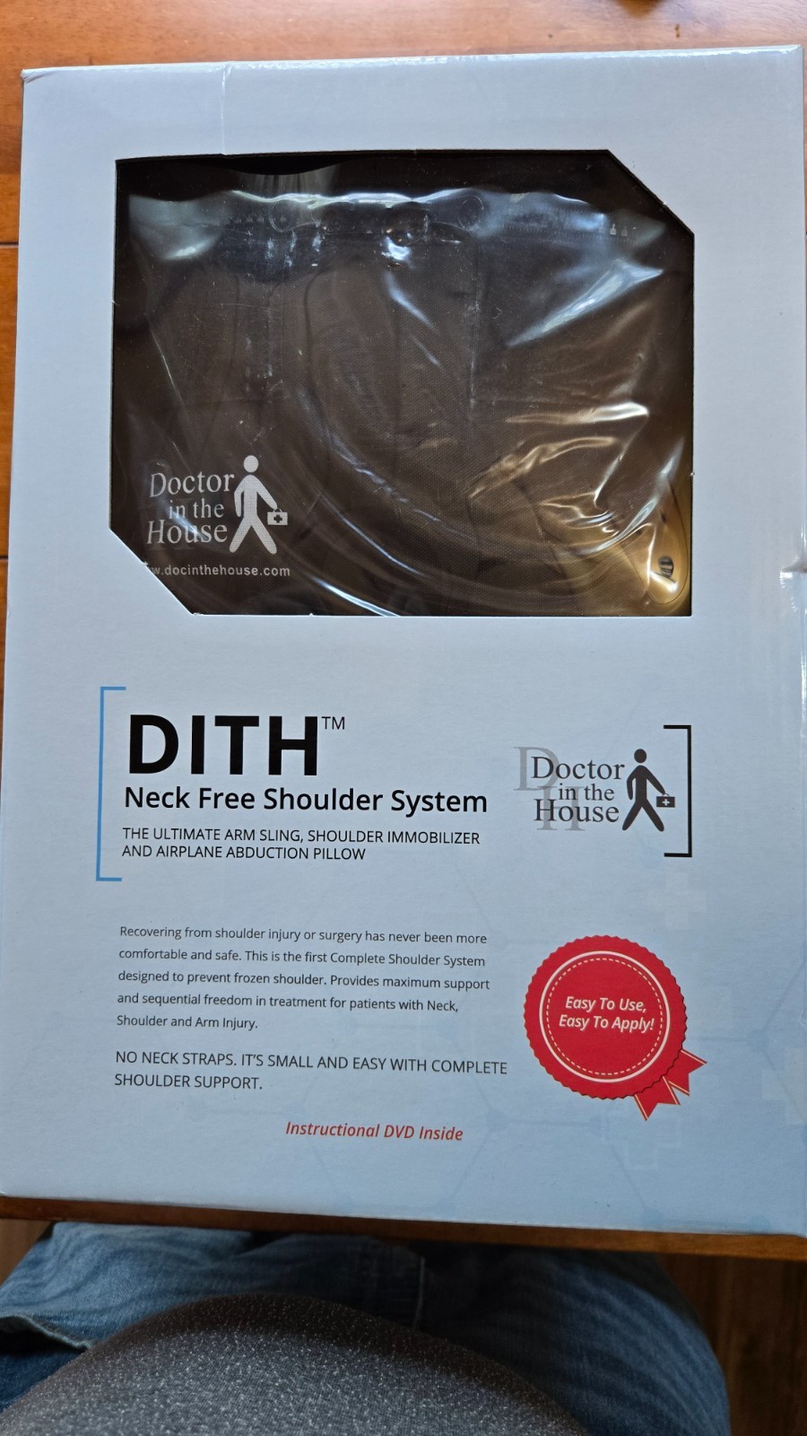 DITH Doctor in The House Neck Free Shoulder System w/DVD Instructions NEW IN BOX