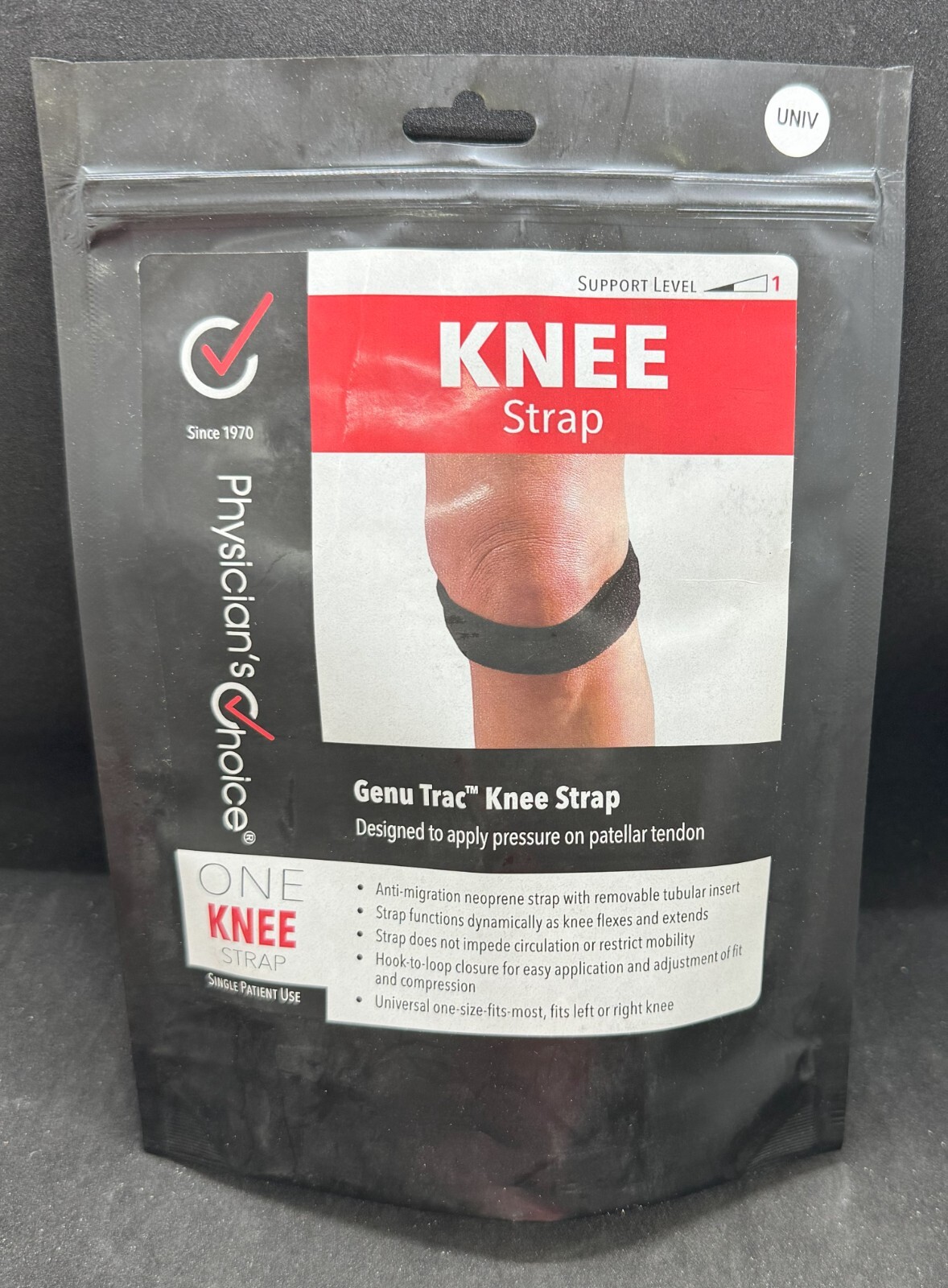 BIRD&CRONIN Genu Trac Knee Strap – Universal Fit 5000-0140 for Patellar Tendon