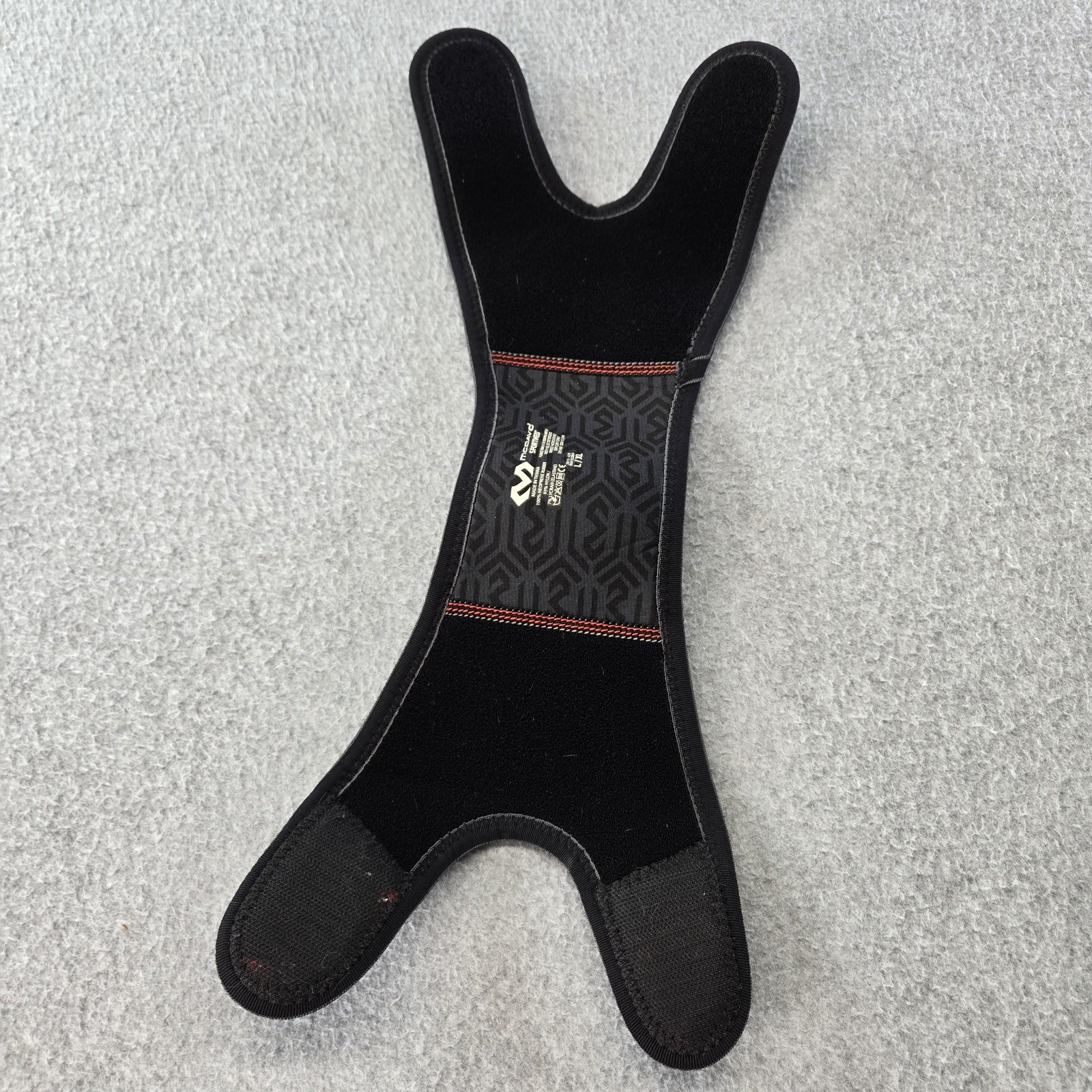 McDavid Brace L Leg Compression Stabilization Neoprene Nylon Rubber Black