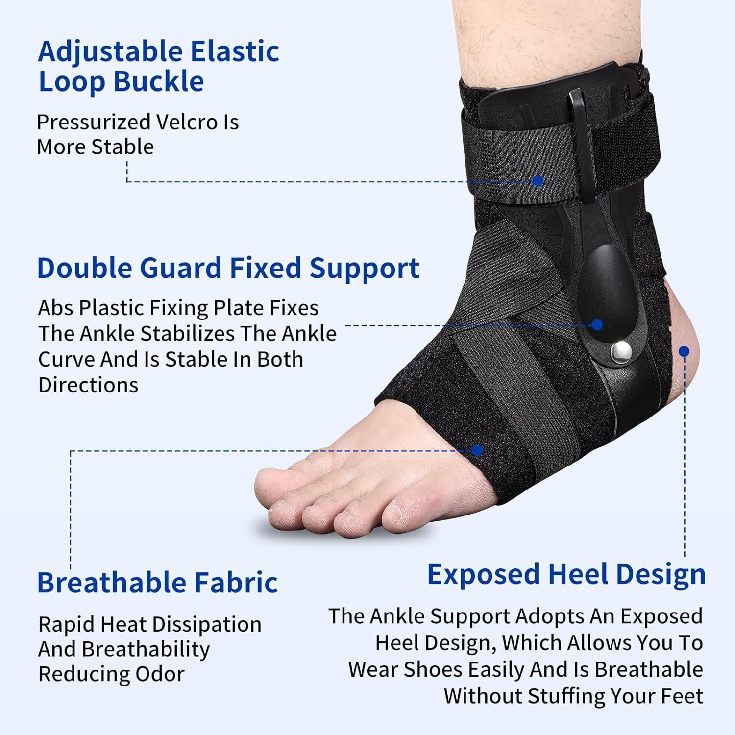 Tobillera De Alta Compresion Para Evitar Esguince Protector De Tobillo