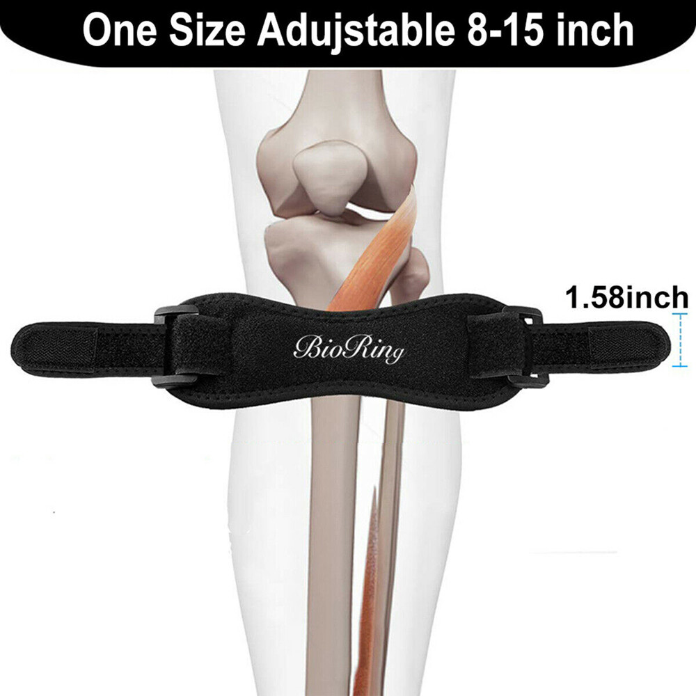 2x Knee Braces Patella Support Strap For Sports Gym Joint Pain Arthritis Relief