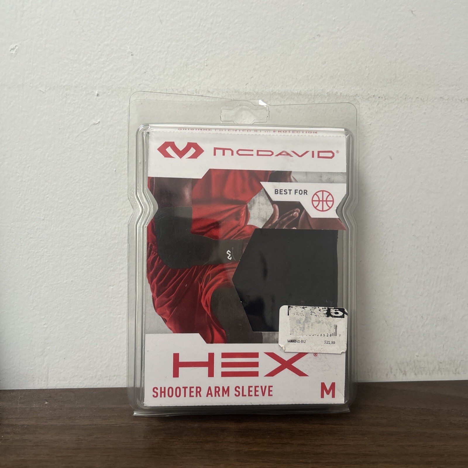 McDavid HEX Protective Shooter Arm Sleeve – Black Medium