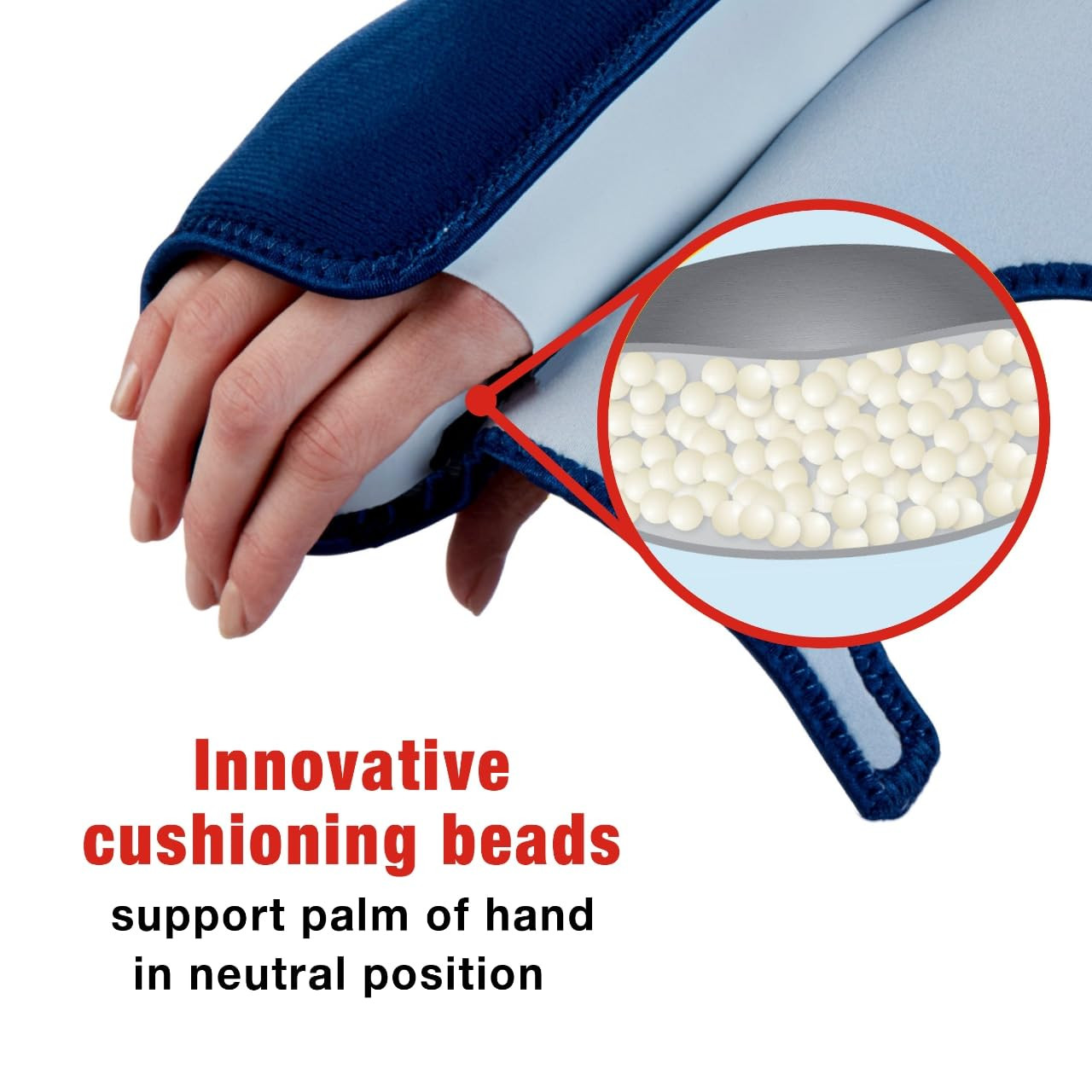 Night Wrist Sleep Support, Adjustable, Blue, Helps Provide Relief from Symptoms