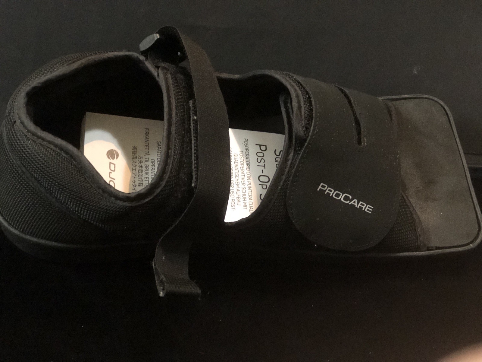 ProCare Squared Toe Post-Op Shoe Medical Walking Shoe For Post-Op Surgery Size L