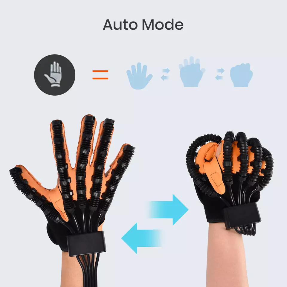 Hand Rehabilitation Robot Glove (LEFT, XL) Upgraded Training Finger Strengthener